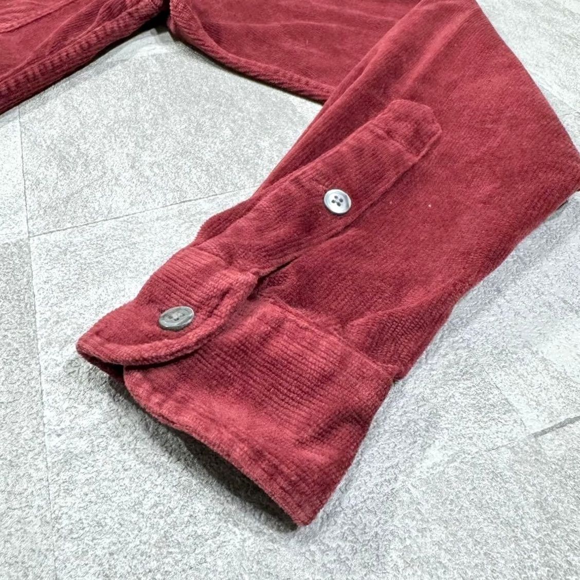 Ralph Lauren RRL RALPH LAUREN 90s Red Corduroy Shirt Mens Size XS Casual Tops USED Size US XS / EU 42 / 0 - 7 Thumbnail