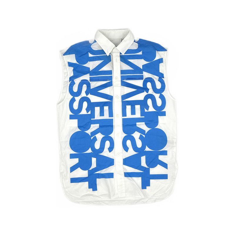 Burberry Burberry SS22 Logo Print Sleeveless Shirt 0079 Size US M / EU 48-50 / 2 - 1 Thumbnail