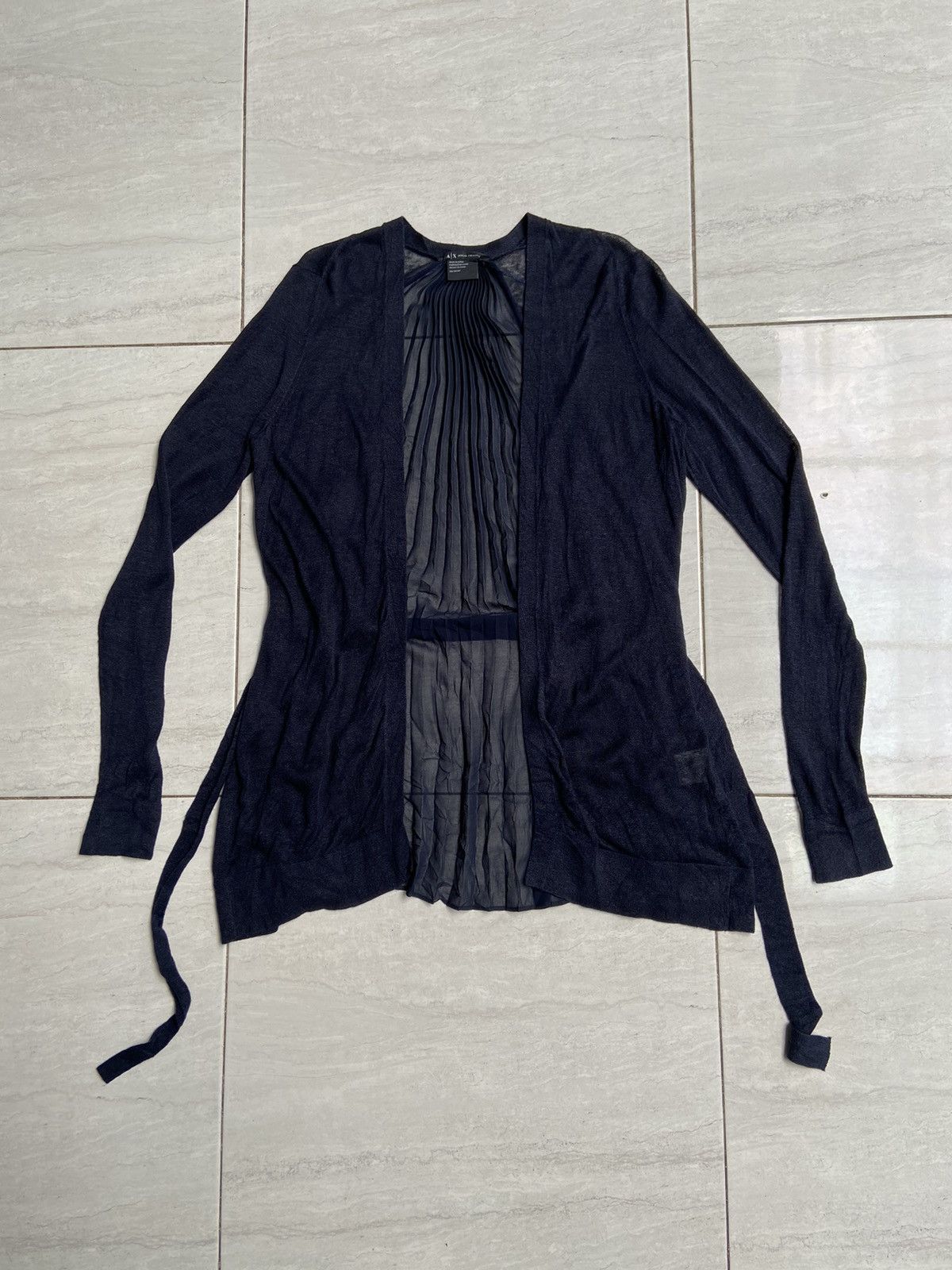 Armani Exchange ARMANI EXCHANGE Navy Cardigan Size US S / EU 44-46 / 1 - 1 Thumbnail