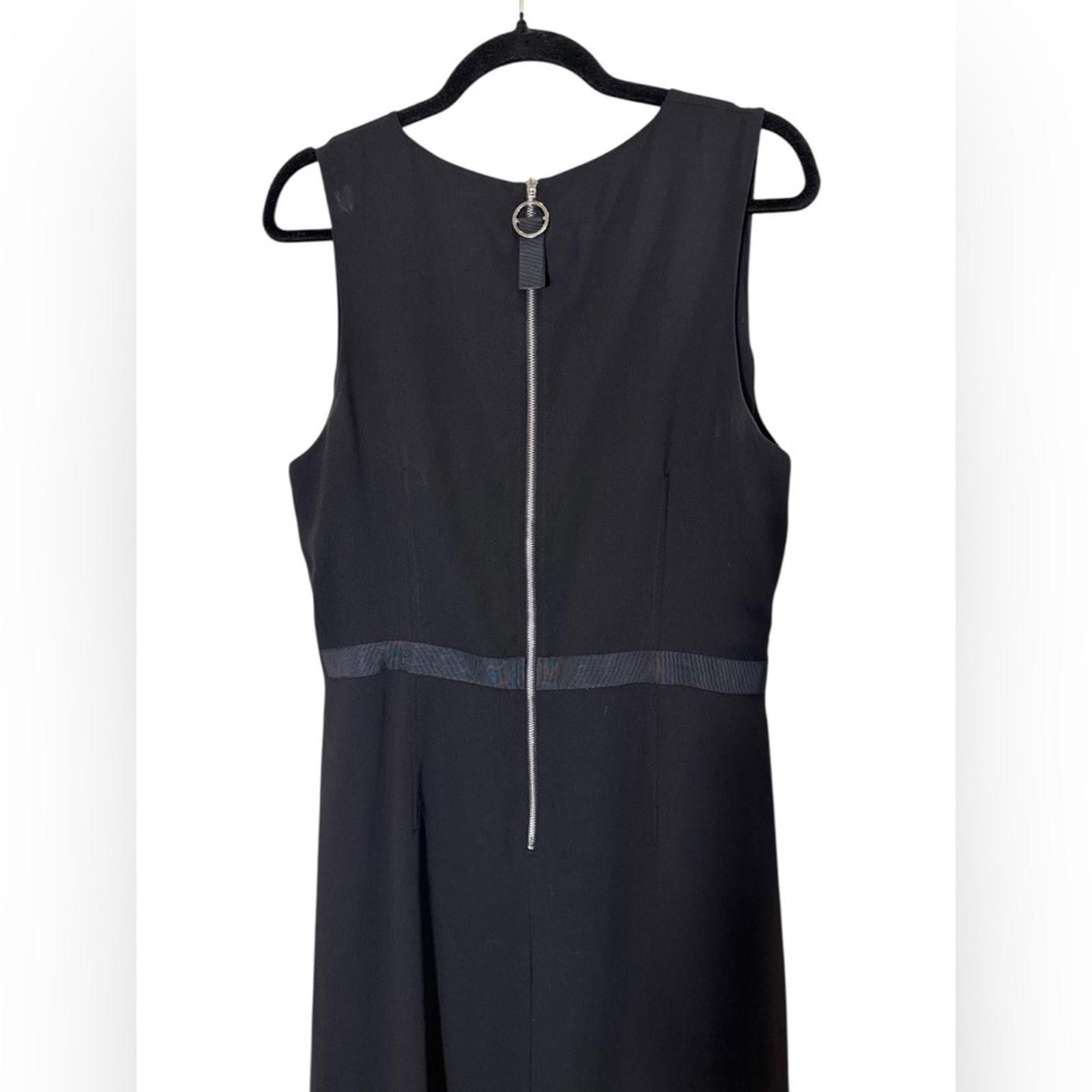 Other Jason Wu Women’s Black Sleeveless Pleated Midi Dress sz 12 Size XL / US 12-14 / IT 48-50 - 6 Thumbnail