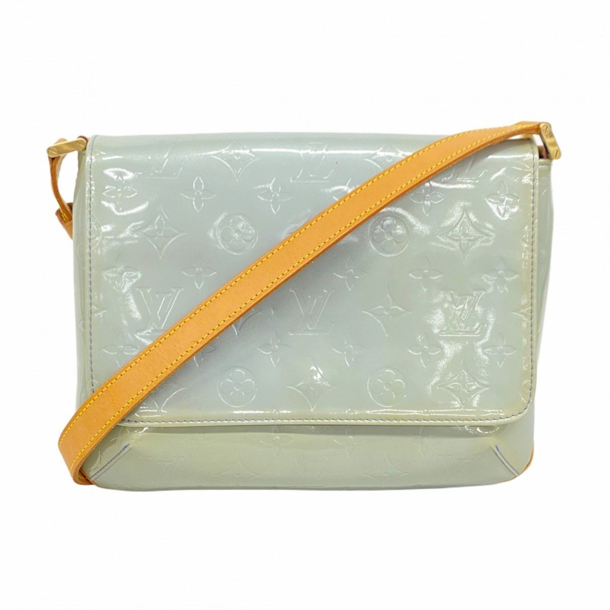 Louis Vuitton Shoulder Bag Vernis Thompson Street M91009 Baby Blue Ladies, Women's