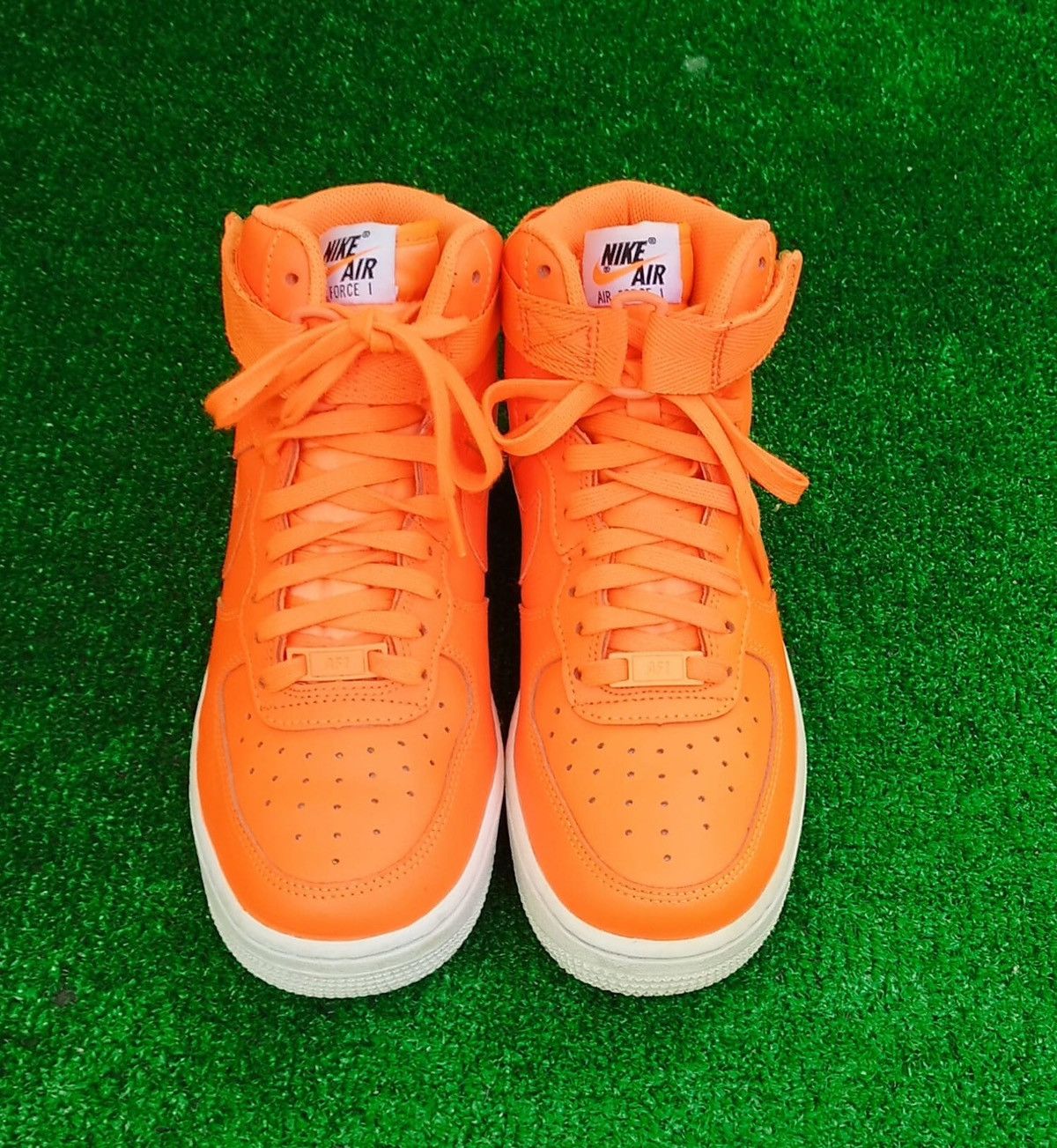 Nike Nike Air Force 1 High Just Do It Pack Orange Unisex #7us Size US 7 / IT 37 - 2 Thumbnail