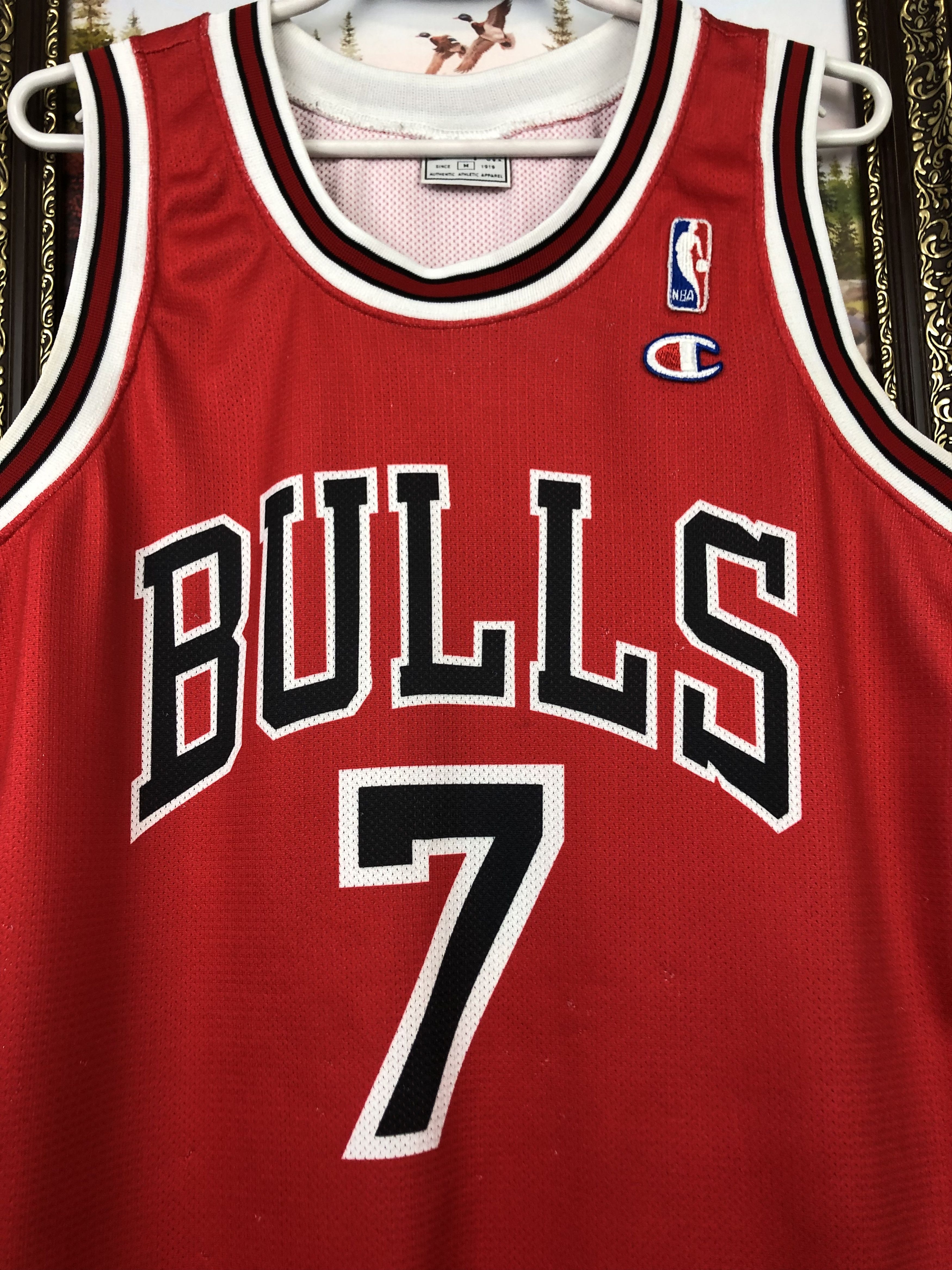 Champion Vintage Champion Chicago Bulls Toni Kukoc Jersey NBA Tee Size US M / EU 48-50 / 2 - 3 Thumbnail