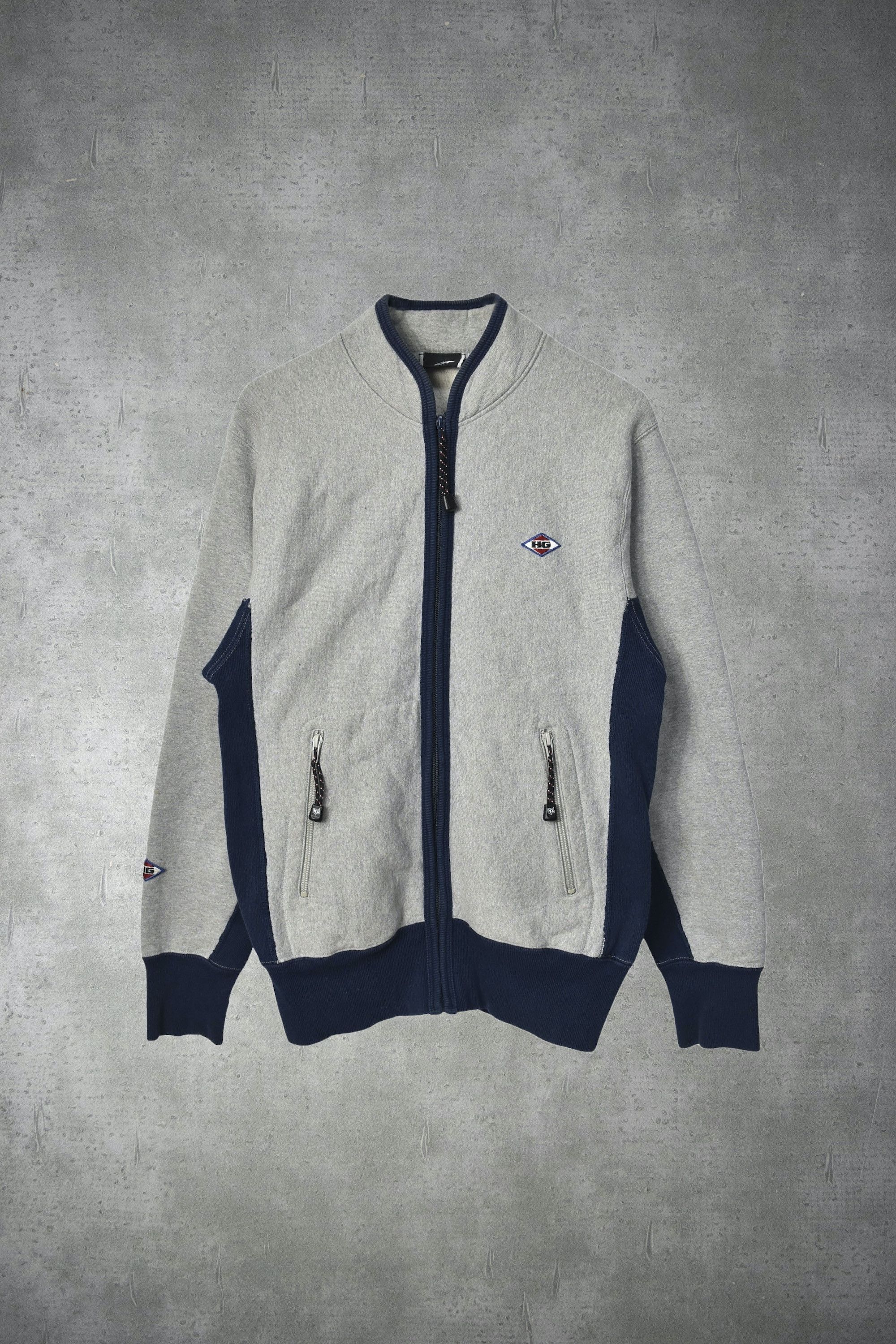 image of Hysteric Glamour/line Sweat Jacket/27755 - 775 75 in Grey, Men's (Size Small)