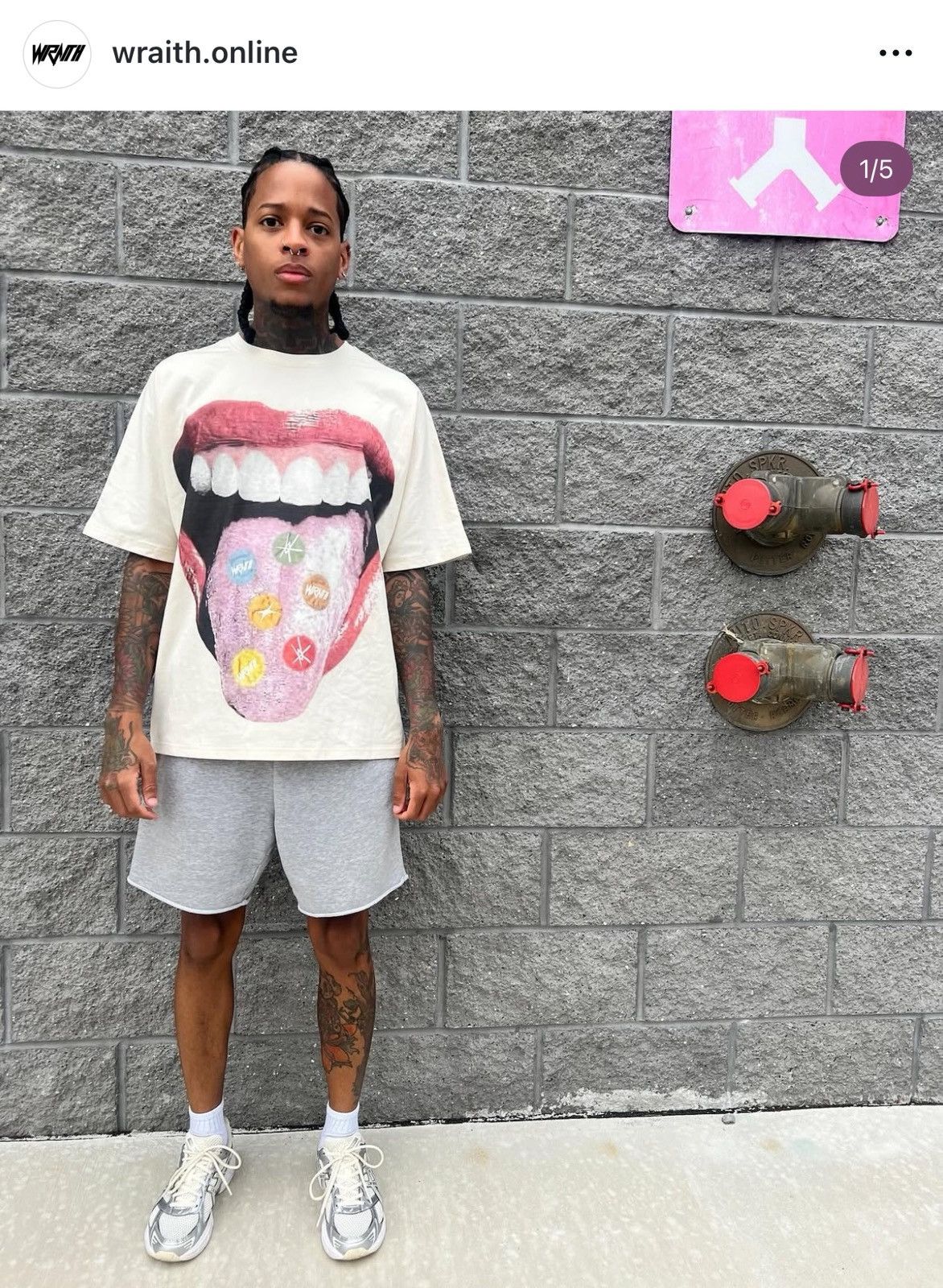 Other HIGH OFF WRAITH T- Shirt Size US M / EU 48-50 / 2 - 2 Thumbnail