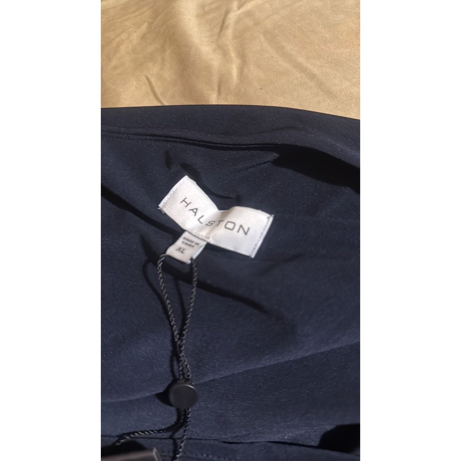Halston Halston Nathalie Jersey Draped One Shoulder Navy Top XL Size XL / US 12-14 / IT 48-50 - 7 Thumbnail