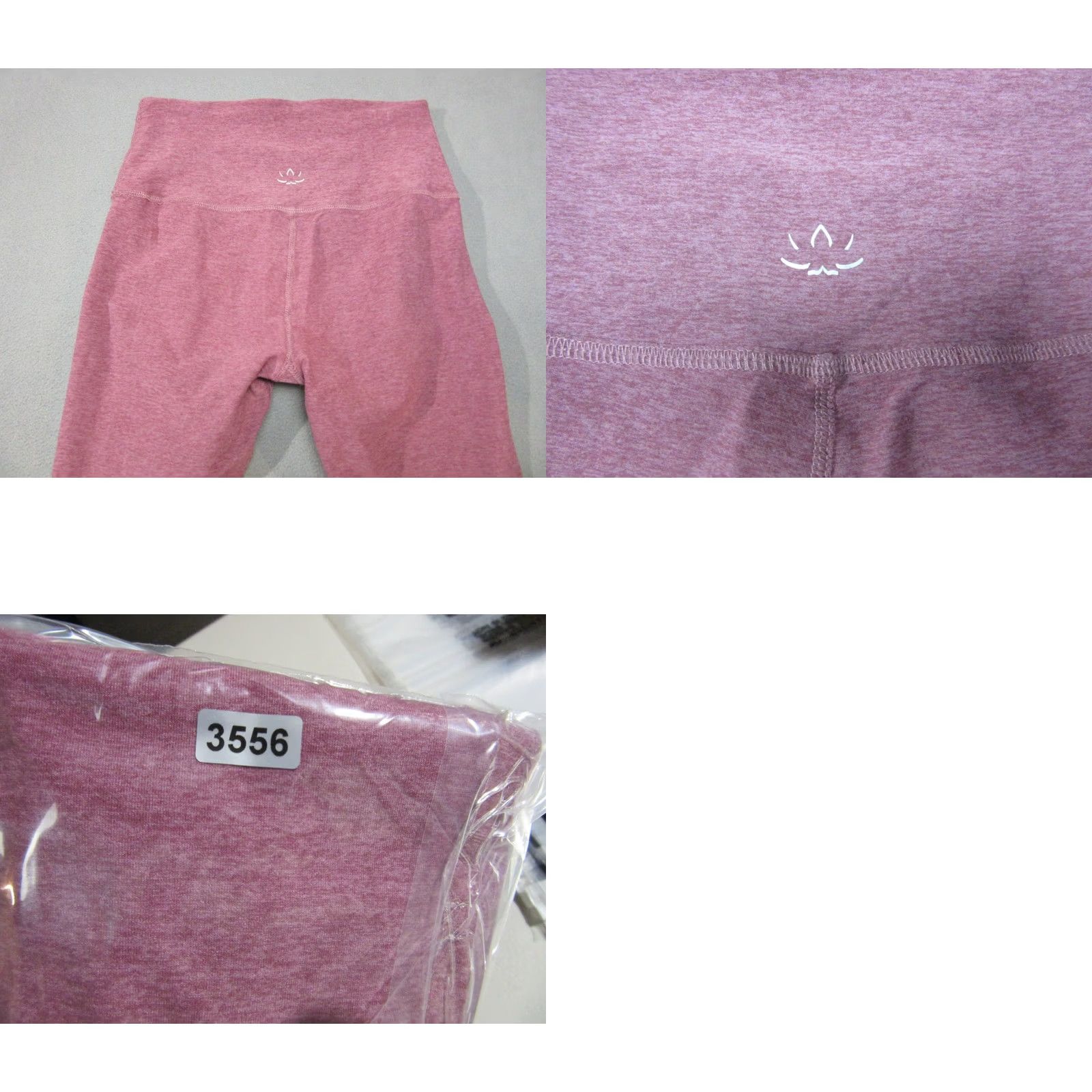 Beyond Yoga Beyond Yoga Womens Medium Pink Heathered Capri Leggings High Waisted Gym Running Size 32" / US 10 / IT 46 - 8 Thumbnail