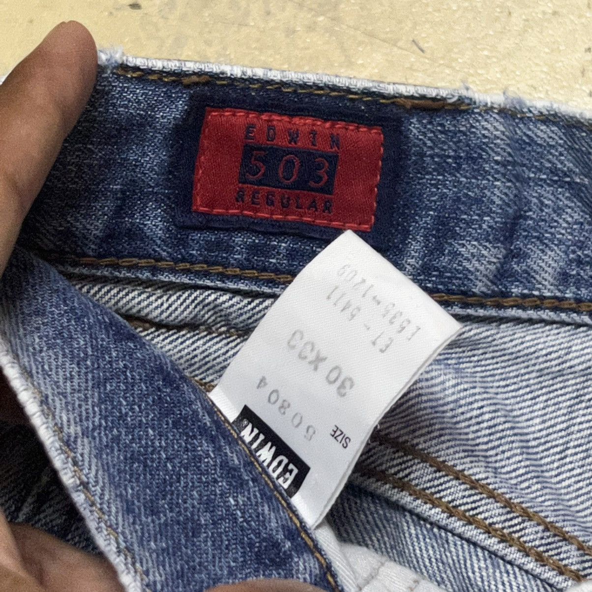 Edwin × Japanese Brand Edwin 503 Regular Denim Jeans Size US 29 - 8 Thumbnail