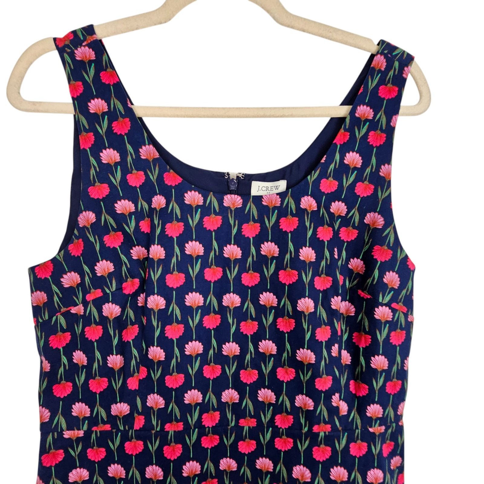 J.Crew J. Crew Womens Floral Sheath Dress Sz 10 Mini Preppy Easter Size L / US 10 / IT 46 - 3 Thumbnail
