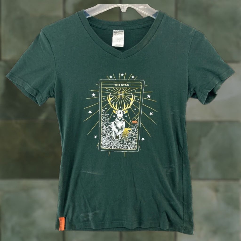 Vintage Jagermeister Tarot Card Promo T-Shirt Womens Medium Black Size M / US 6-8 / IT 42-44 - 1 Thumbnail