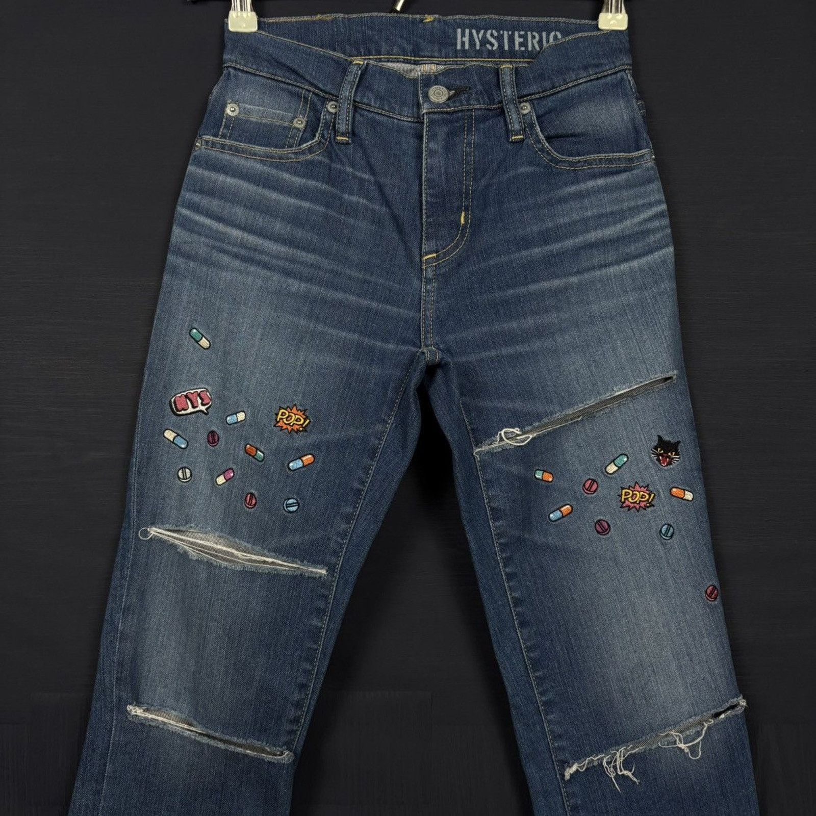 Hysteric Glamour × Japanese Brand × Vintage 🇯🇵HYSTERIC GLAMOUR PILL POP DENIM Size 25" / US 0 / IT 36 - 3 Thumbnail