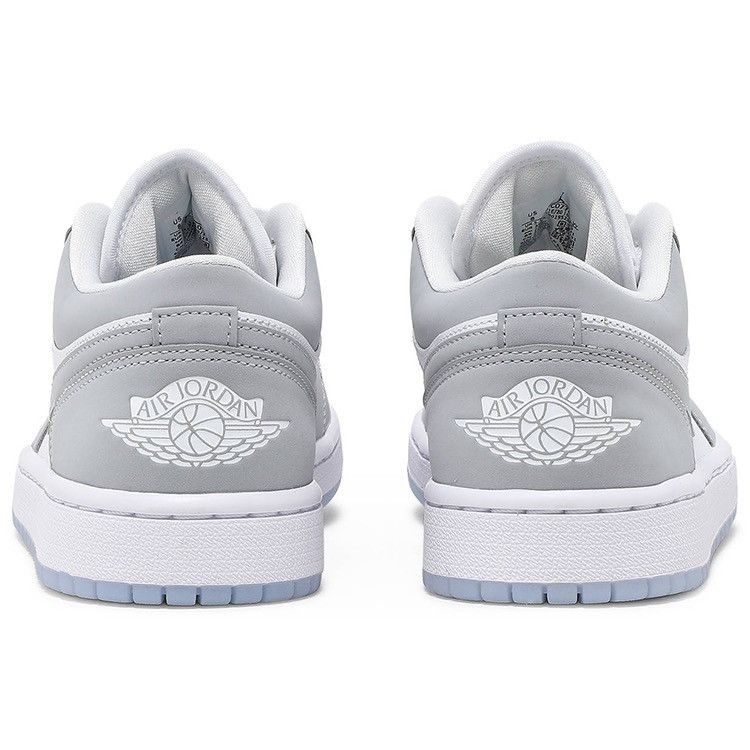 Jordan Brand Nike Air Jordan 1 Low 'white Wolf Grey' Used 8/10 size 10US Size US 10 / EU 43 - 7 Thumbnail