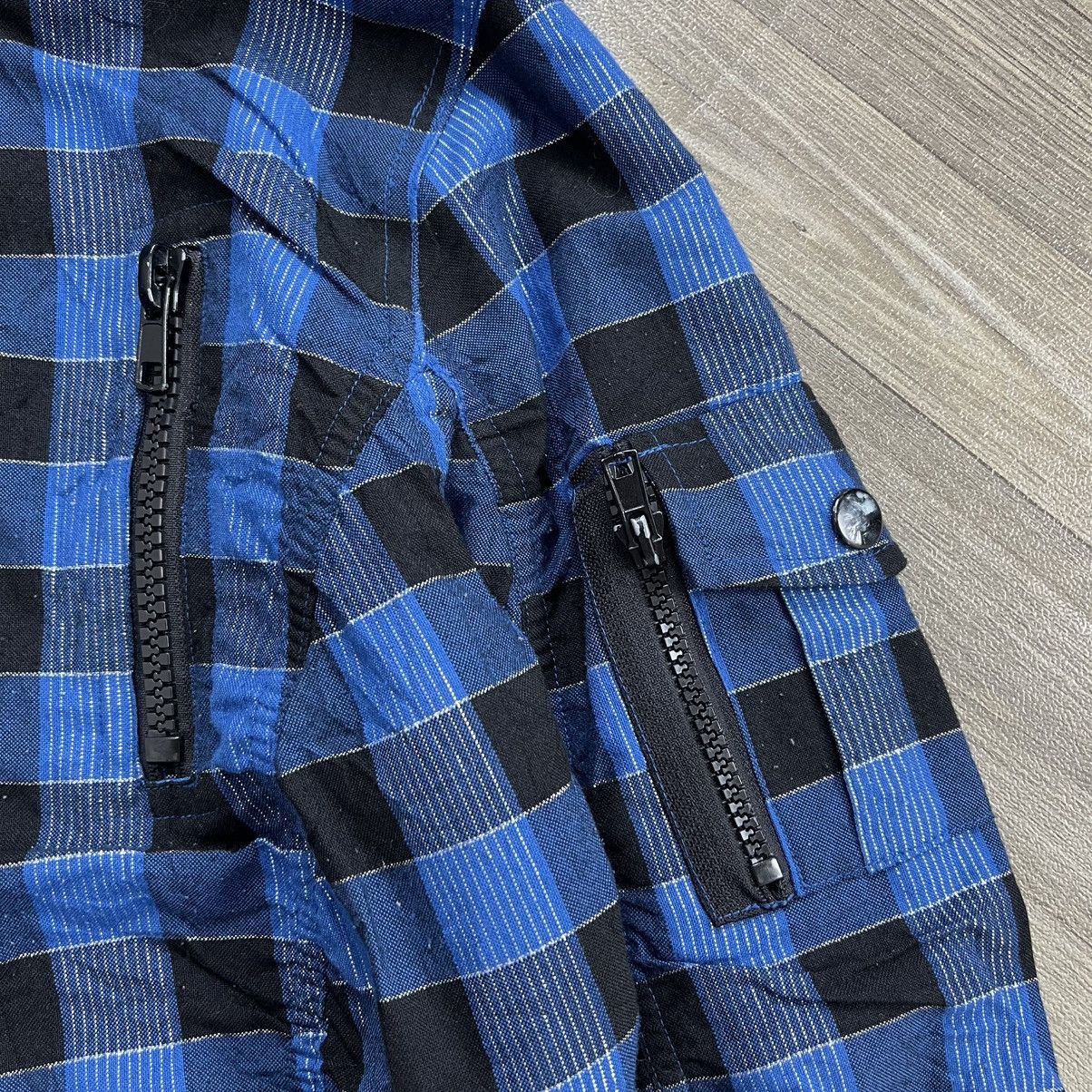If Six Was Nine 2000s Sospita Plaid Faux Punk Bono Fur Jacket Lgb Style Size US L / EU 52-54 / 3 - 7 Thumbnail