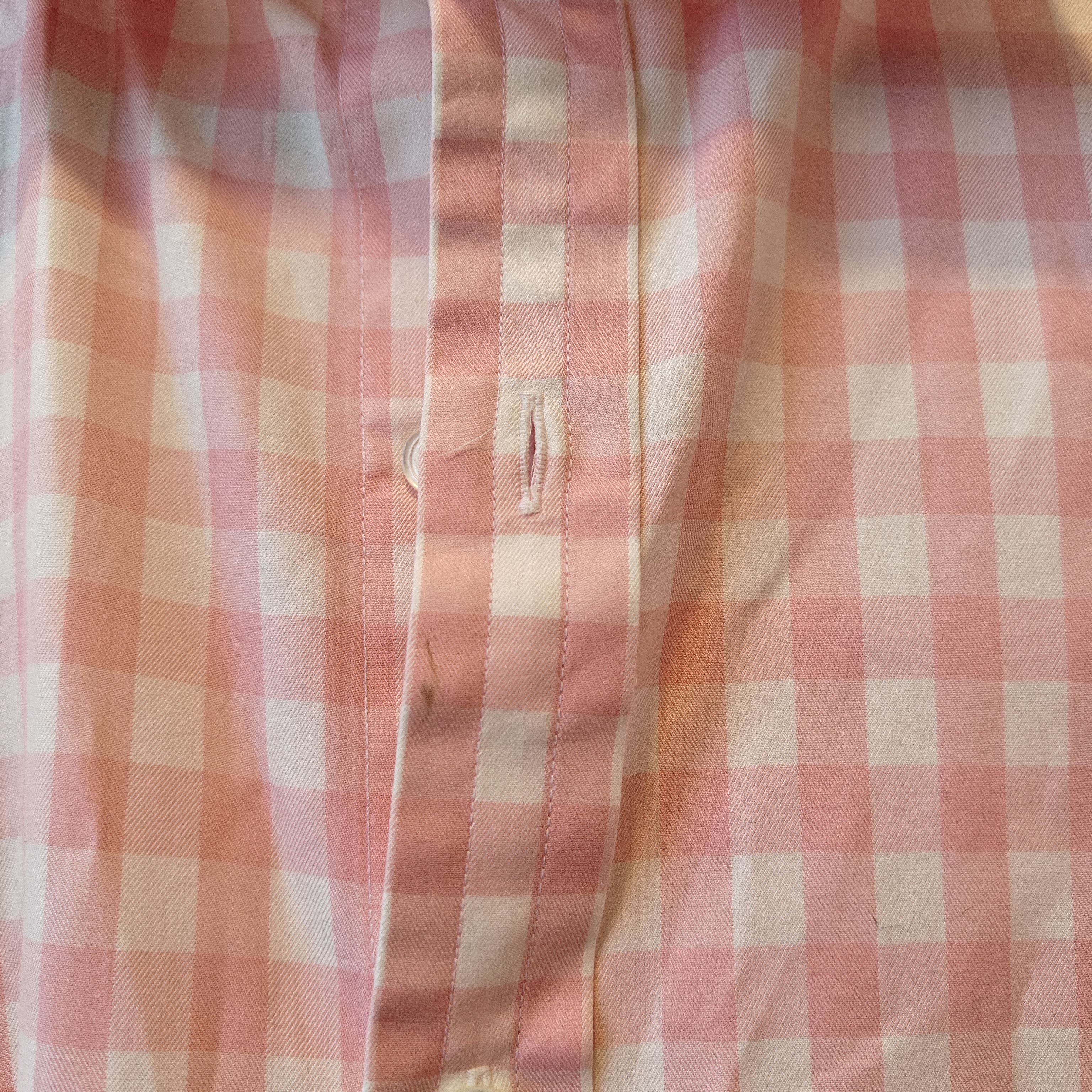 Drake's pink checkered dress shirt 16/41" drakes Size US M / EU 48-50 / 2 - 7 Thumbnail