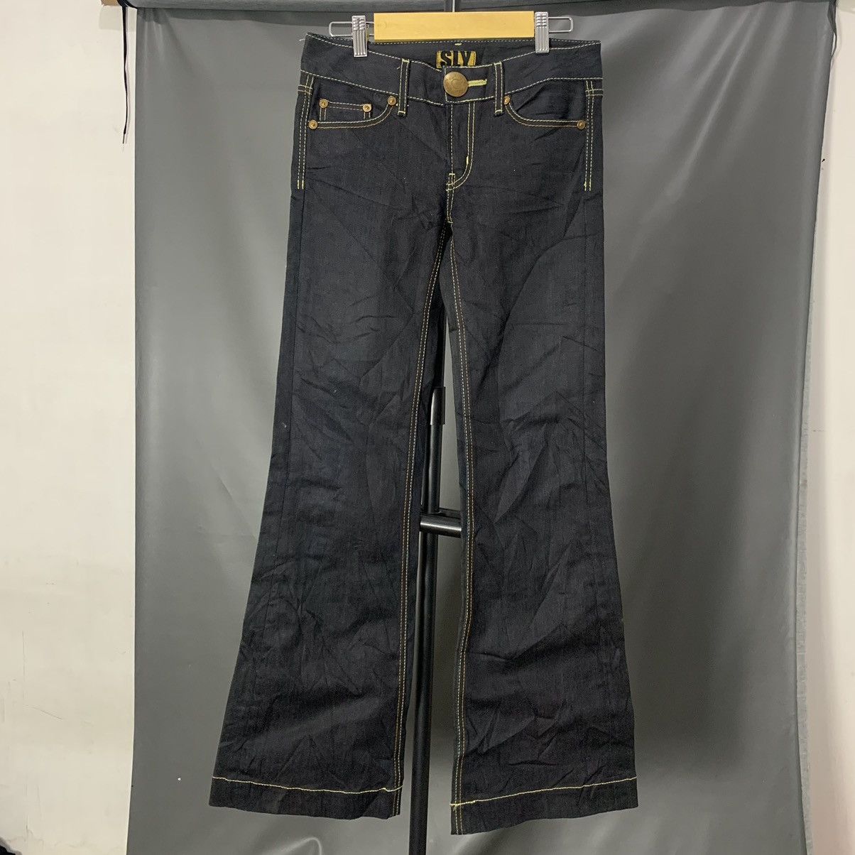 Hysteric Glamour × If Six Was Nine × Le Grande Bleu (L.G.B.) Flare Jeans SLY Japan Low Rise Boot Cut Y2k Goa Style Size US 29 - 1 Thumbnail