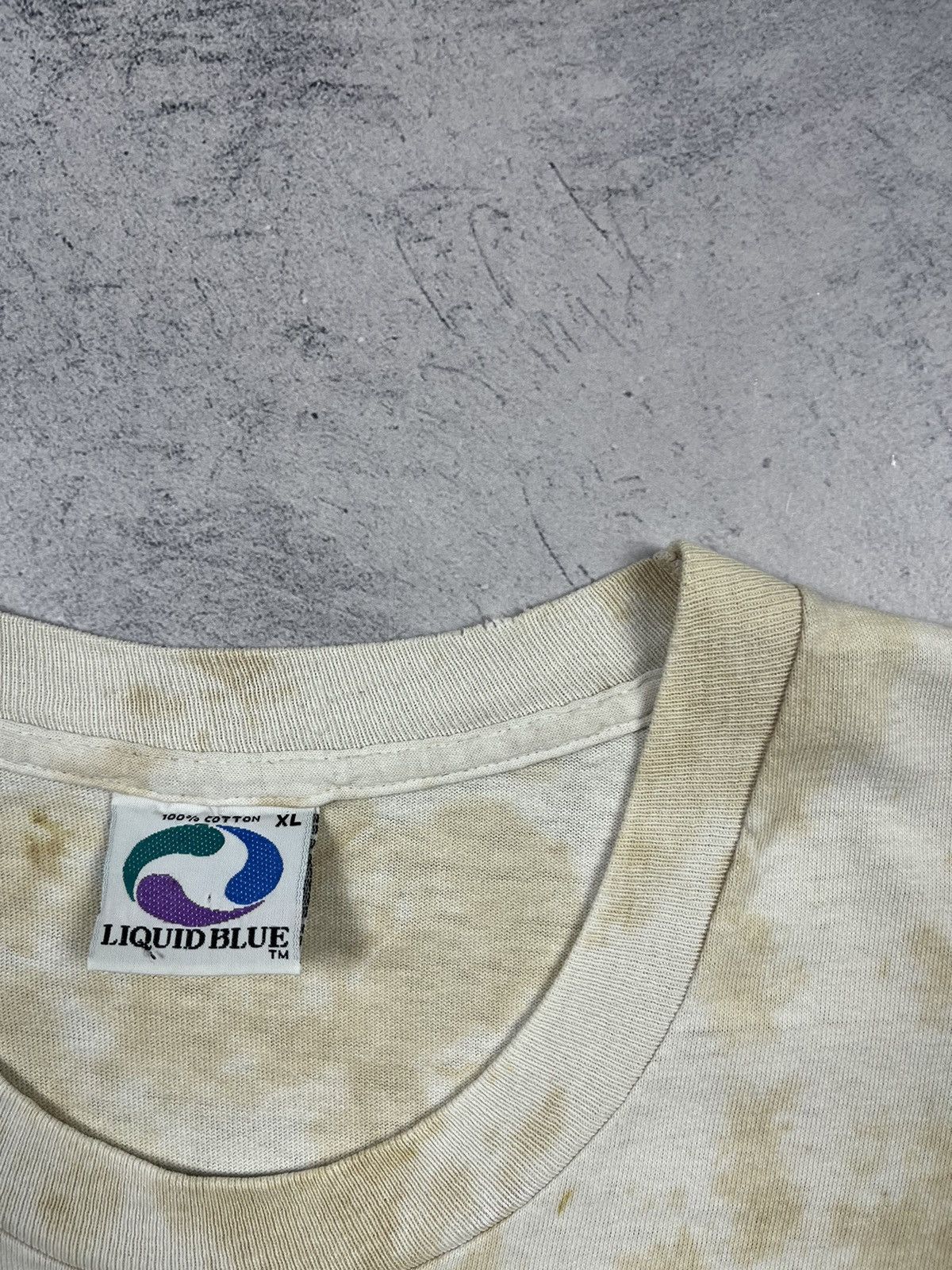 Liquid Blue Vintage 90s Liquid Blue Rain Forest ART 1991 Tropical Tee Size US XL / EU 56 / 4 - 14 Thumbnail