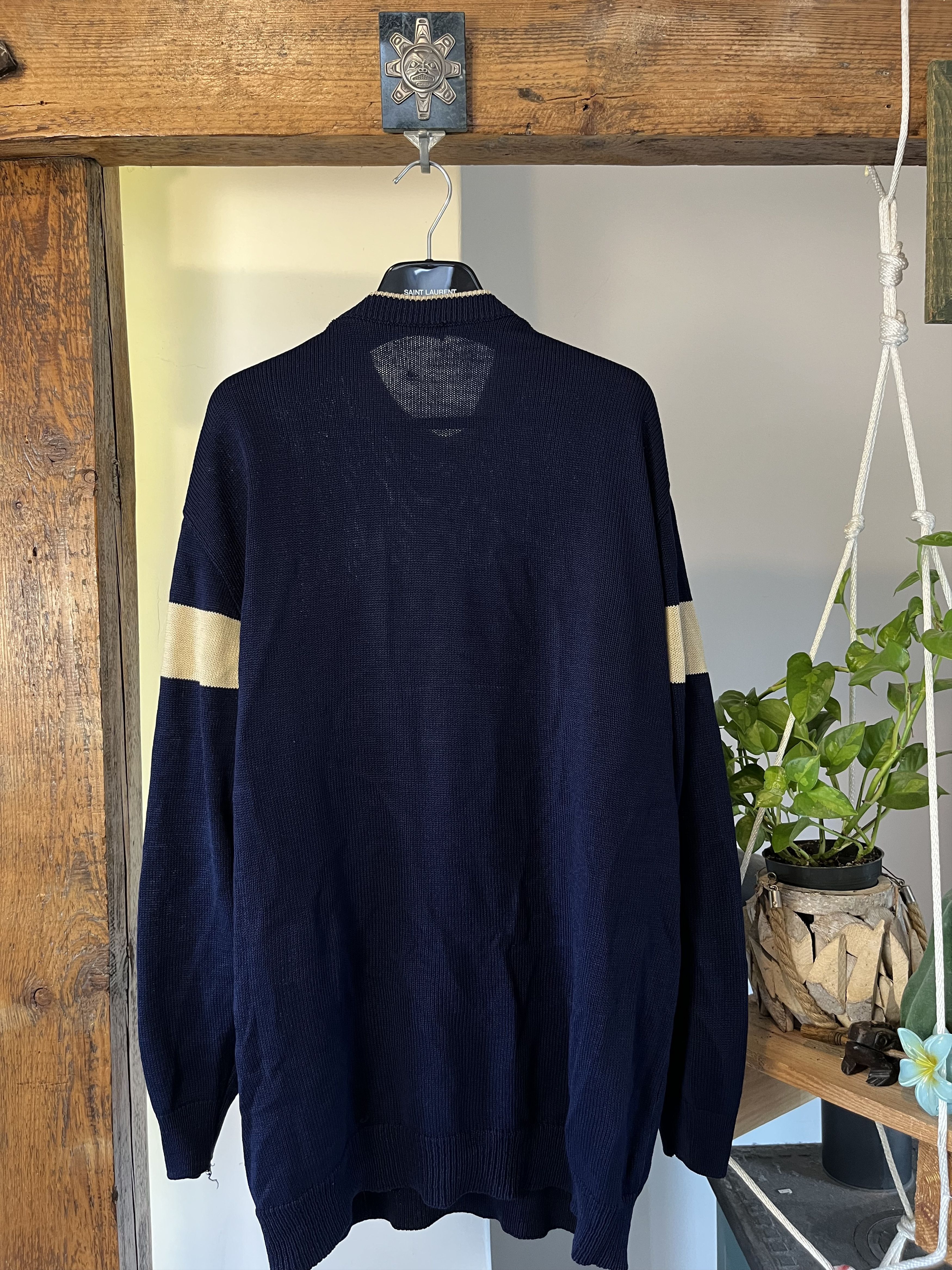 Diesel × Vintage Vintage 90s Diesel Big Logo Knitwear Size US XXL / EU 58 / 5 - 2 Thumbnail