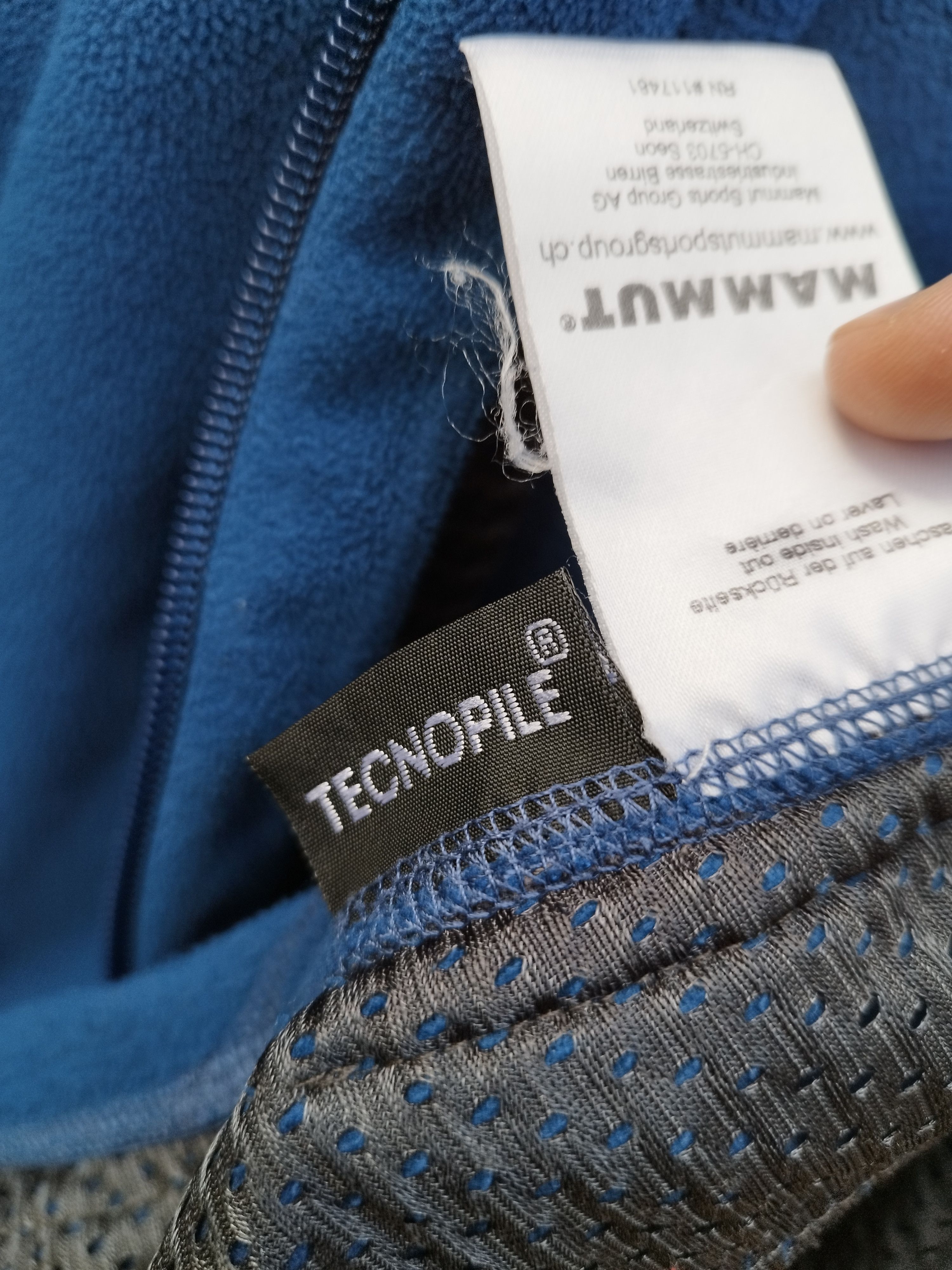 Mammut Mammut Performance Fleece Mid-Layer Jacket Blue - Men's Size US XL / EU 56 / 4 - 18 Thumbnail