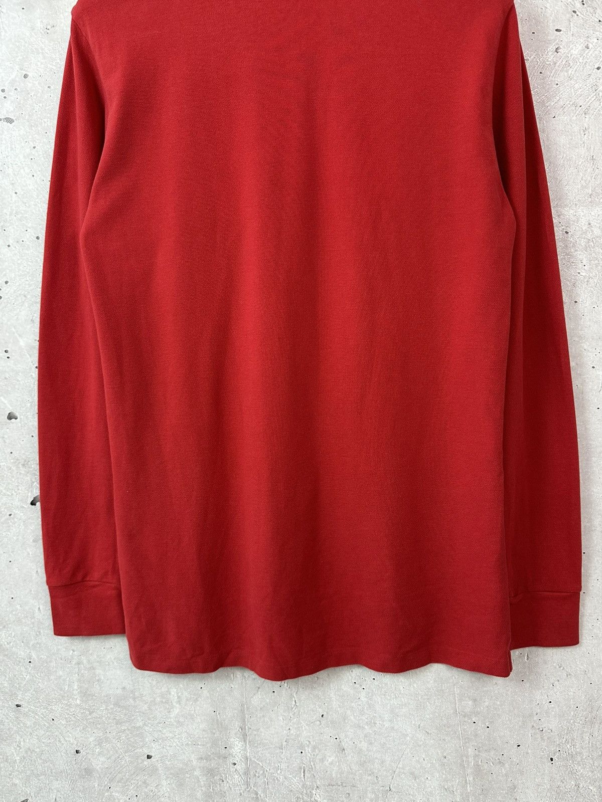 Ralph Lauren Vintage Ralph Lauren Red Long Sleeve Polo Size US M / EU 48-50 / 2 - 8 Thumbnail