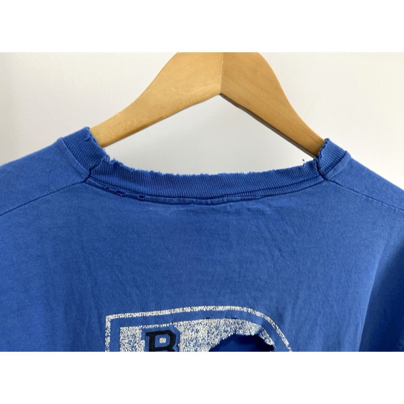 Fruit Of The Loom VTG 90s Durham Bulls MiLB T-Shirt XL Blue Mens Short Sleeve Distressed Thrashed Worn FT Fruit of the Loom Size US XL / EU 56 / 4 - 5 Thumbnail