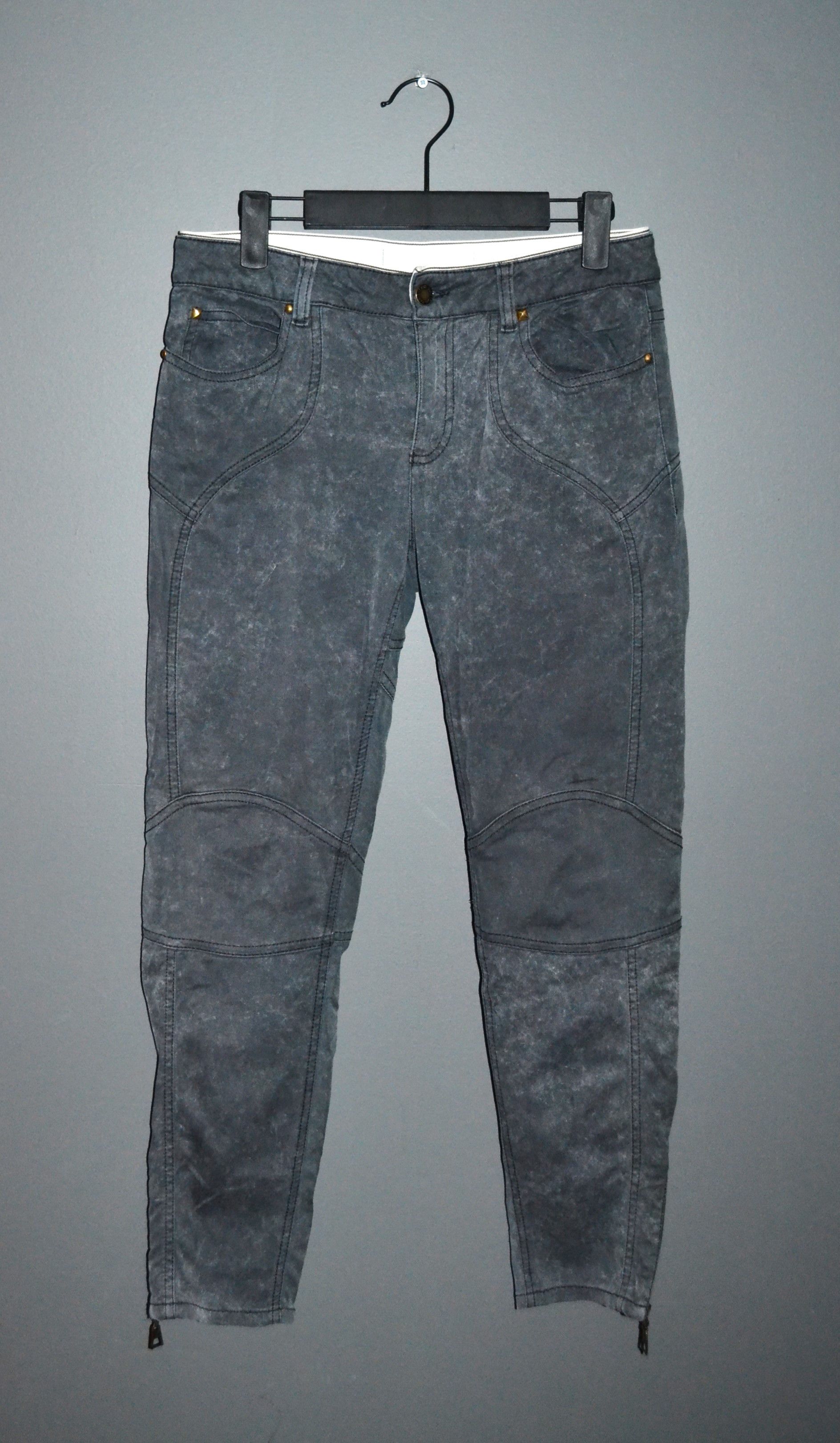 Louis Vuitton Louis Vuitton Gray Stretch Skinny Pants Jeans Logo 38 Size 26" / US 2 / IT 38 - 1 Thumbnail