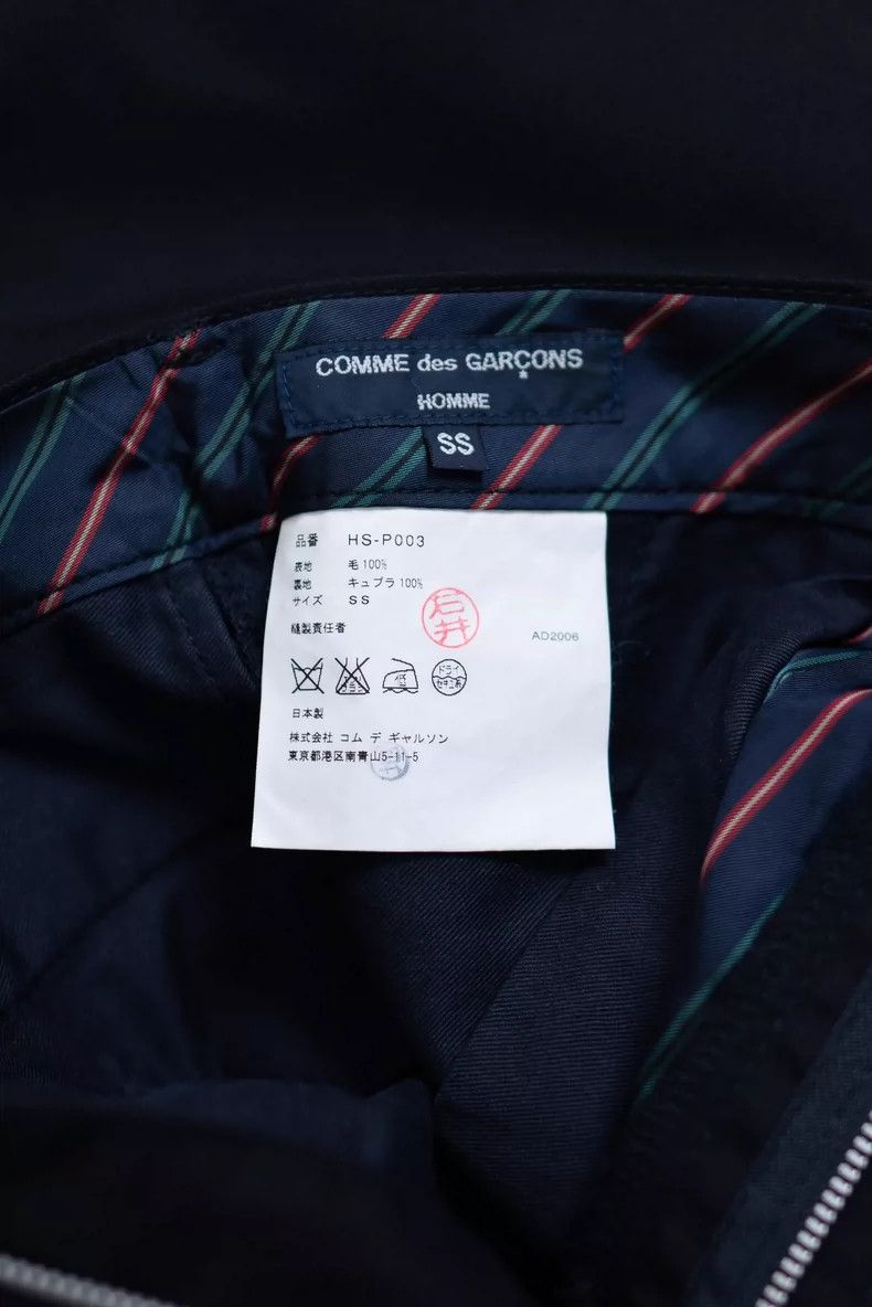 Comme des Garcons Comme des Garcons size M Navy blue thin wool straight casu Size US 29 - 8 Thumbnail