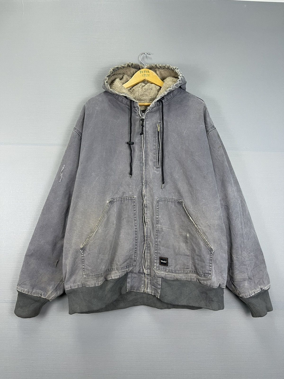 Vintage Vintage Walls Chore Fleece Jacket Size US XXL / EU 58 / 5 - 1 Thumbnail