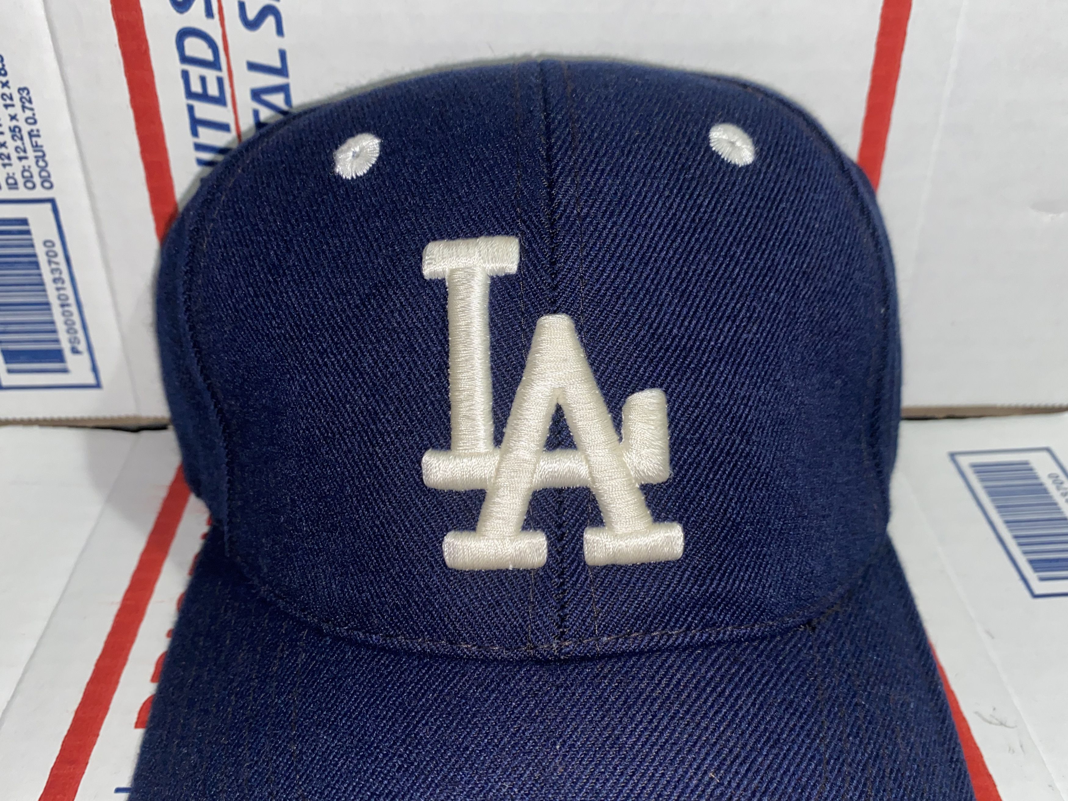 American Needle LA Los Angeles DODGERS vintage Velcro Baseball Cap MLB Hat ! Size ONE SIZE - 2 Thumbnail