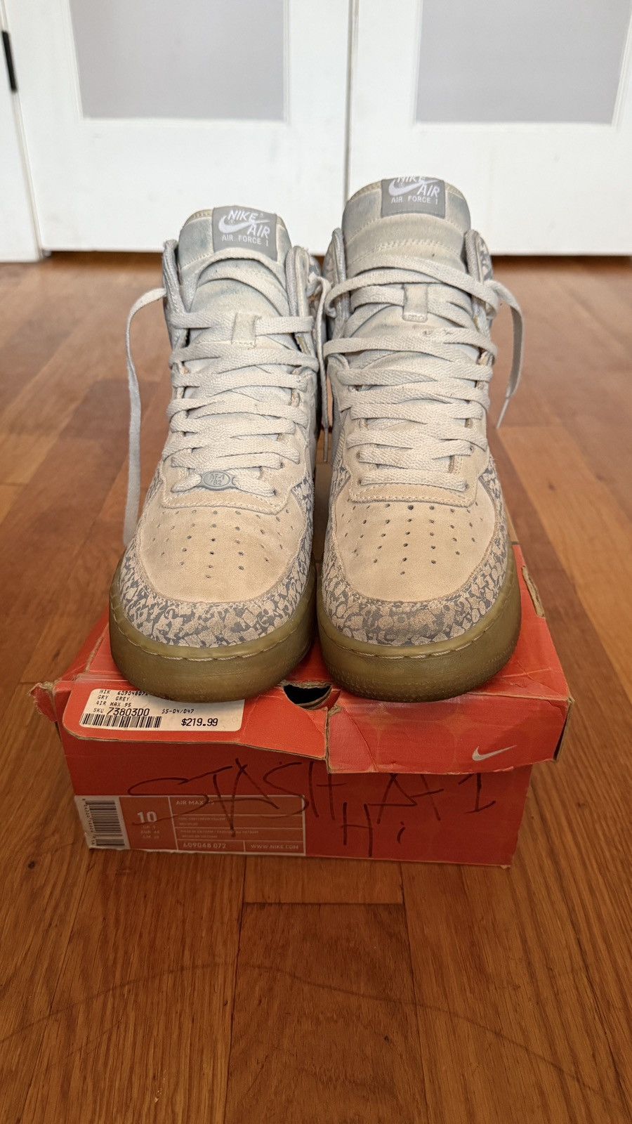 Nike Nike Air Force 1 High “Stash” One Night Only 2003 Size US 10 / EU 43 - 2 Thumbnail
