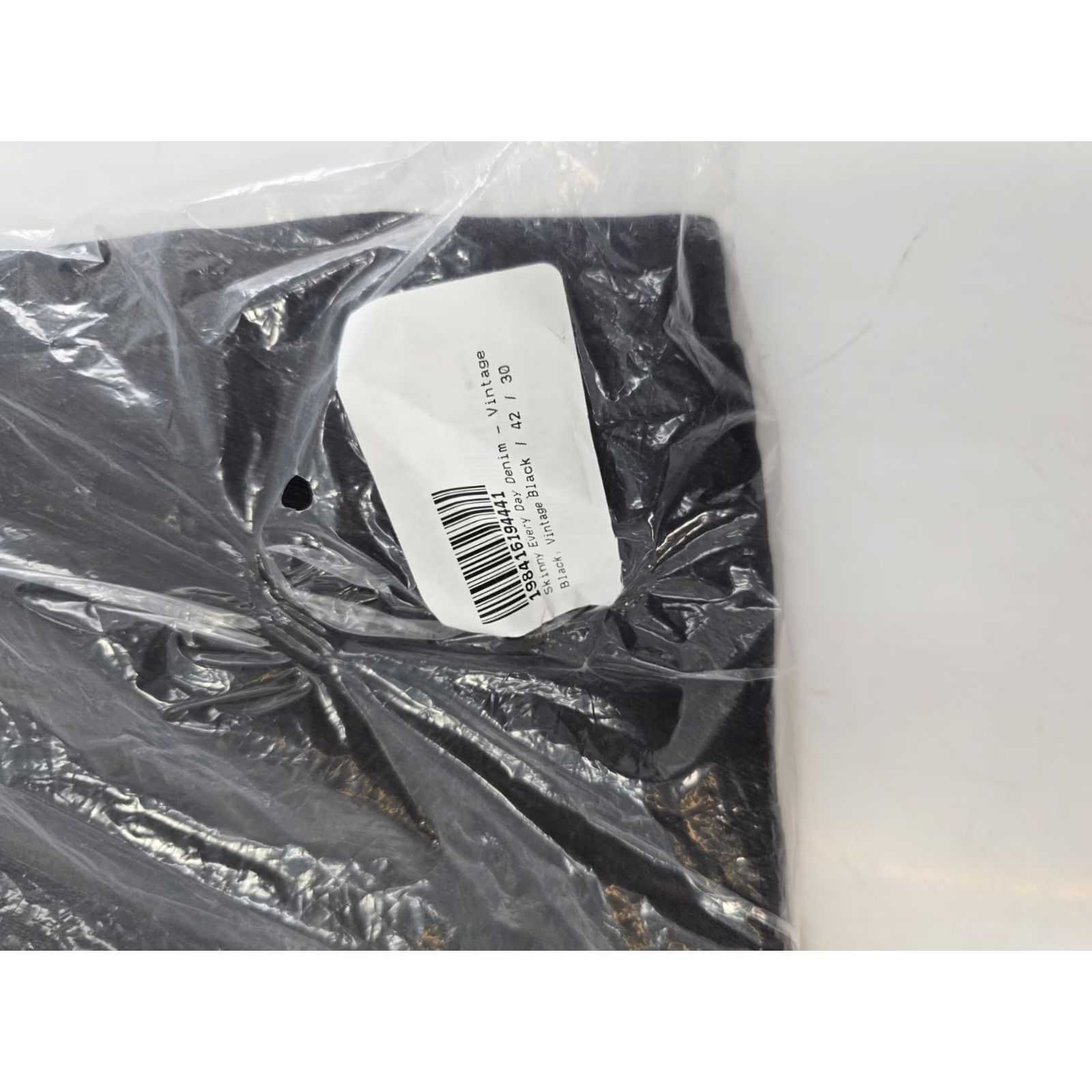 MNML mnml Men's Jeans - Every Day Denim - Straight - 42x30 - Black - 5-Pocket - Cotton Polyester - Regular - NWT Size US 42 / EU 58 - 3 Thumbnail