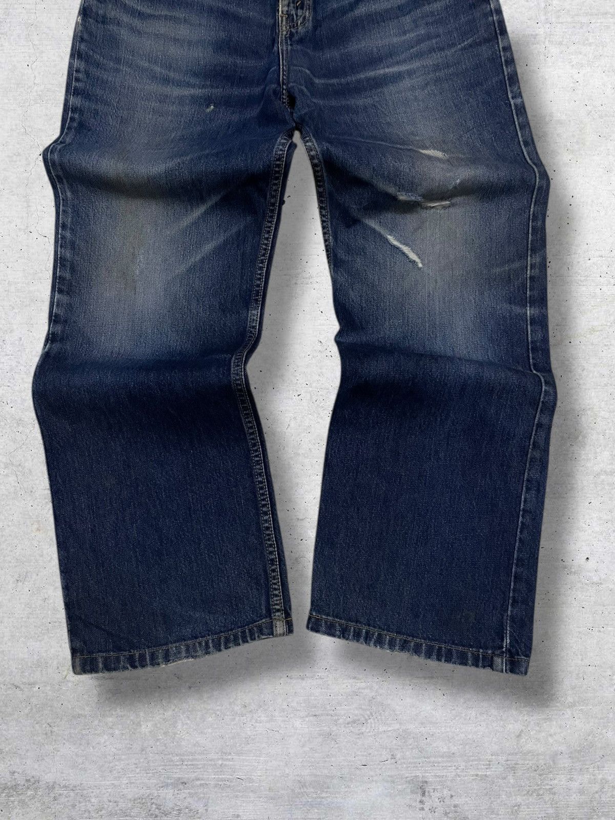 Levi's Vintage Clothing VINTAGE LEVIS 605 ORANGE TAB 1990S DESIGNER DISTRESSED DENIM Size US 34 / EU 50 - 3 Thumbnail