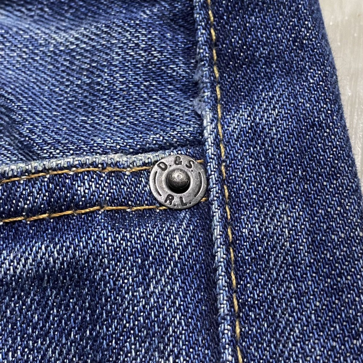 Denim & Supply Ralph Lauren DSRL Ralph Lauren Washed Blue Distressed Denim Jeans Size US 34 / EU 50 - 8 Thumbnail