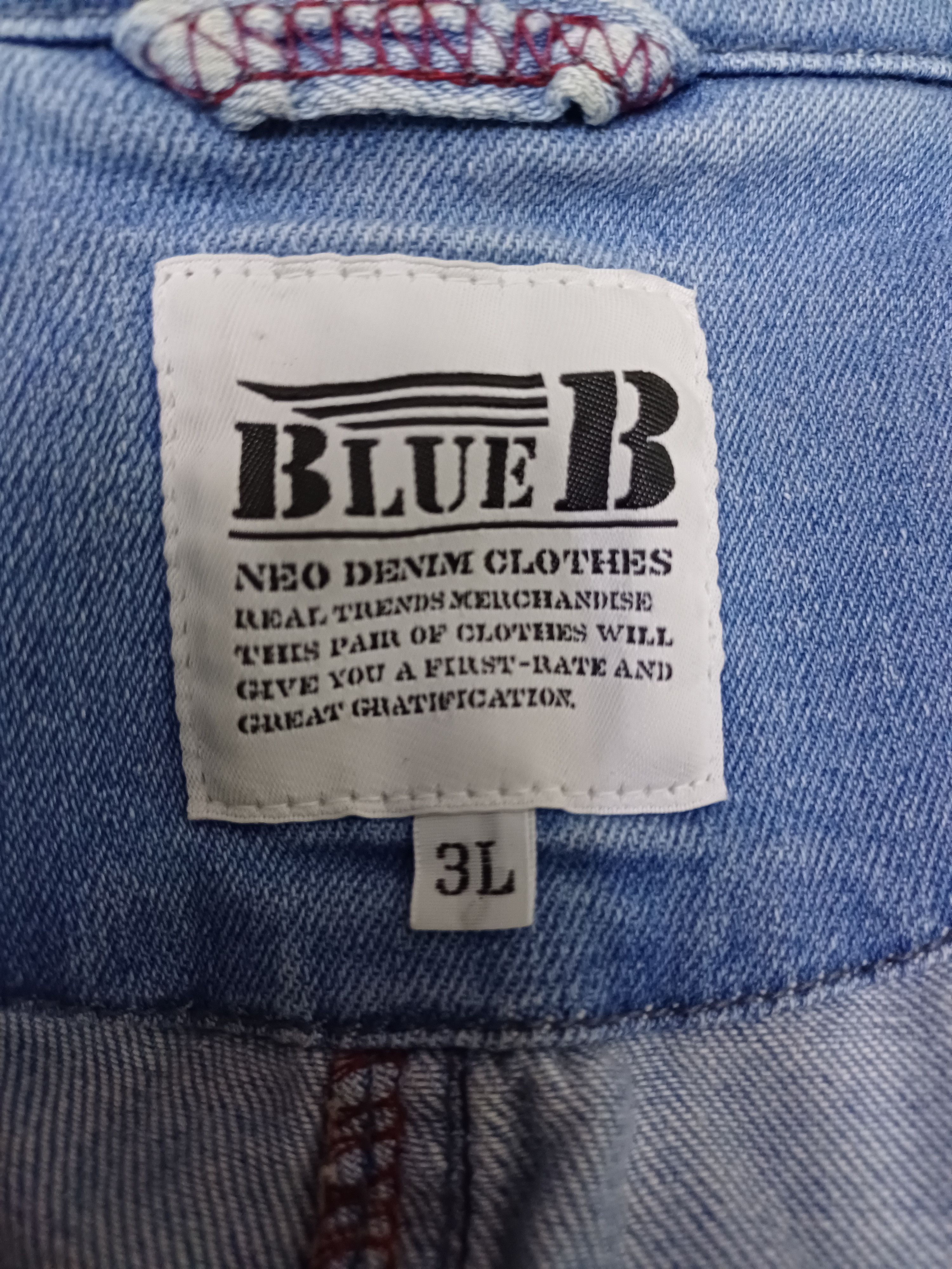 Japanese Brand jacket denim blue b Japanese brand Size US XL / EU 56 / 4 - 13 Thumbnail