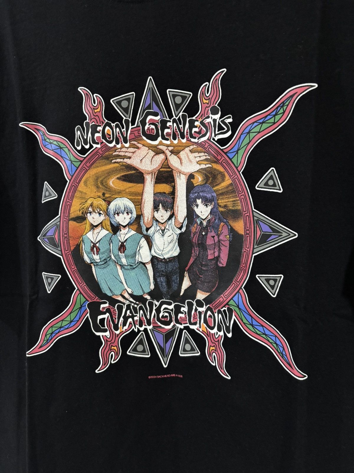 Anime × Japanese Brand EVANGELION SHIRT INSPIRED BY ALICE IN CHAINS BOOTLEG Size US XL / EU 56 / 4 - 2 Thumbnail