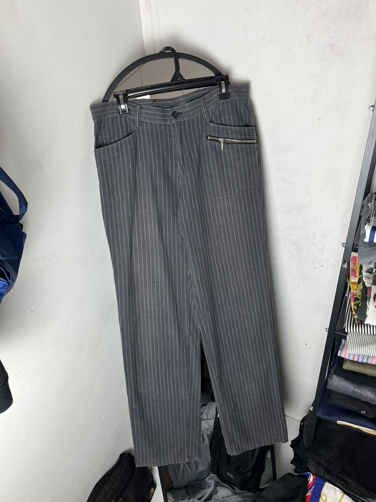 Comme Ca Ism Comme ca ism striped wabash soft jeans /orslow/dior/kapital/ Size US 34 / EU 50 - 4 Thumbnail