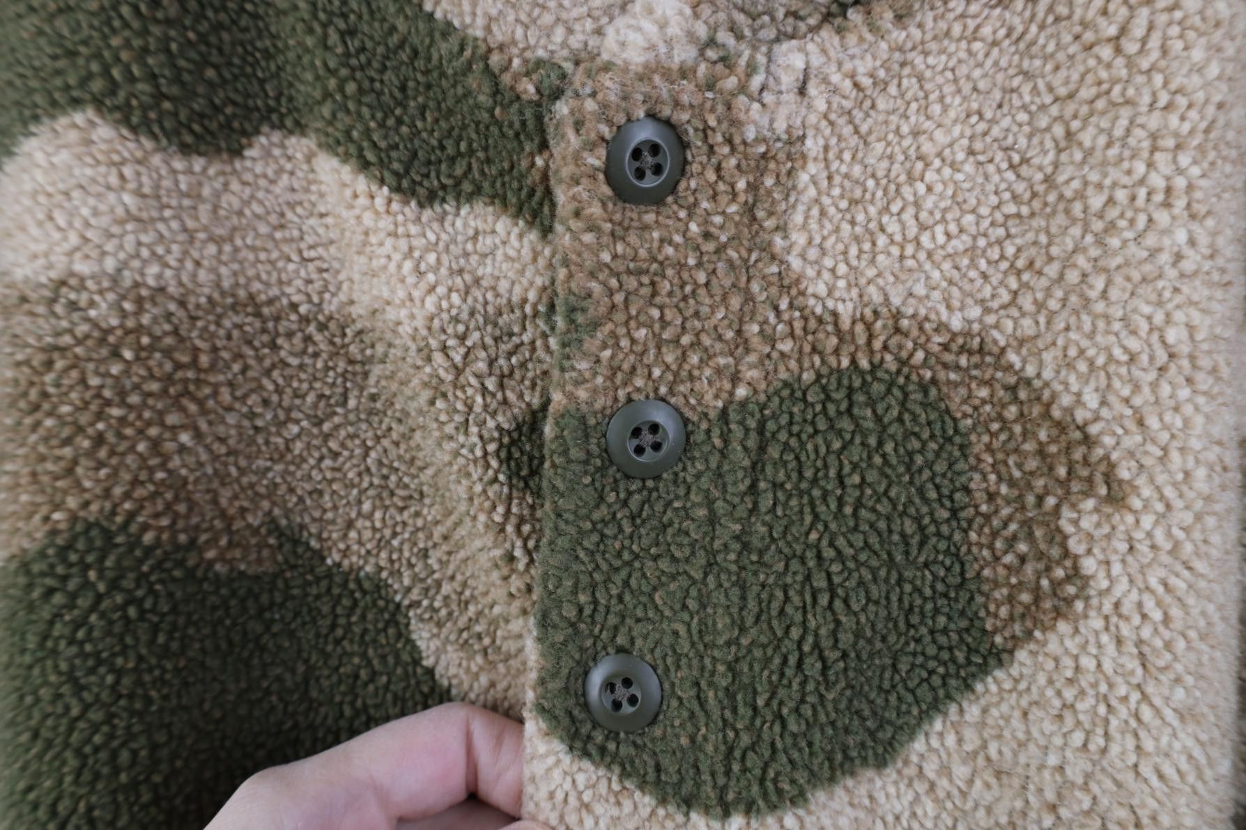 Cabelas Vintage 90s Cabelas Deep Pile Fleece Henley Sweater Size US XXL / EU 58 / 5 - 4 Thumbnail
