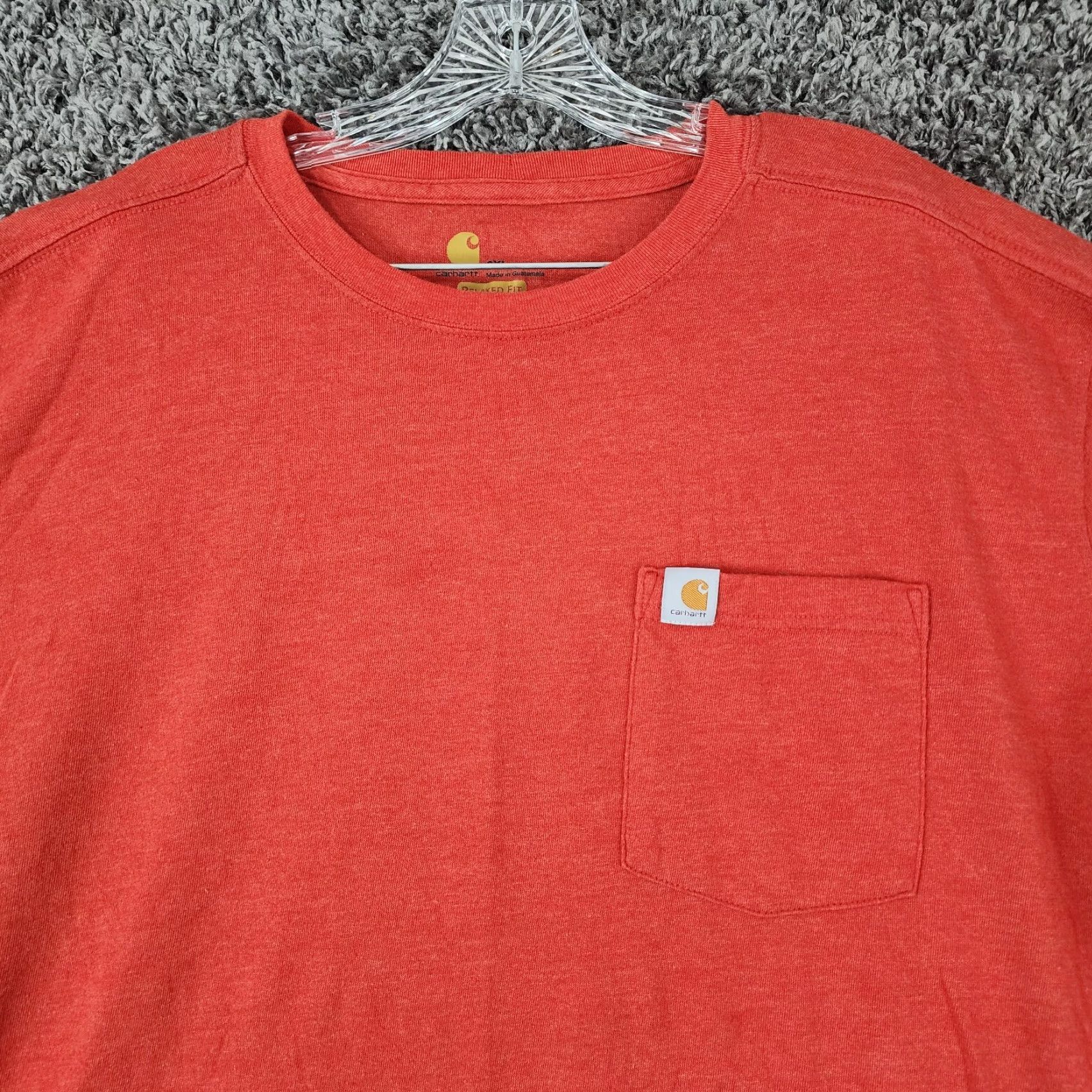 Carhartt Carhartt T-Shirt Mens Red Short Sleeve 2XL Relaxed Fit Regular Size Size US XXL / EU 58 / 5 - 3 Thumbnail
