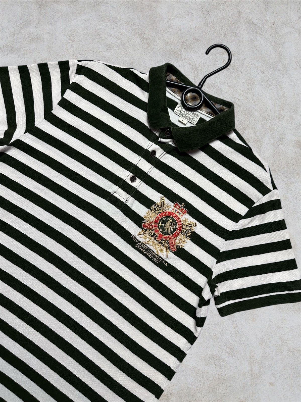 Polo Ralph Lauren × Vintage Polo Ralph Lauren vintage stripped logo rare Size L Size US L / EU 52-54 / 3 - 2 Thumbnail