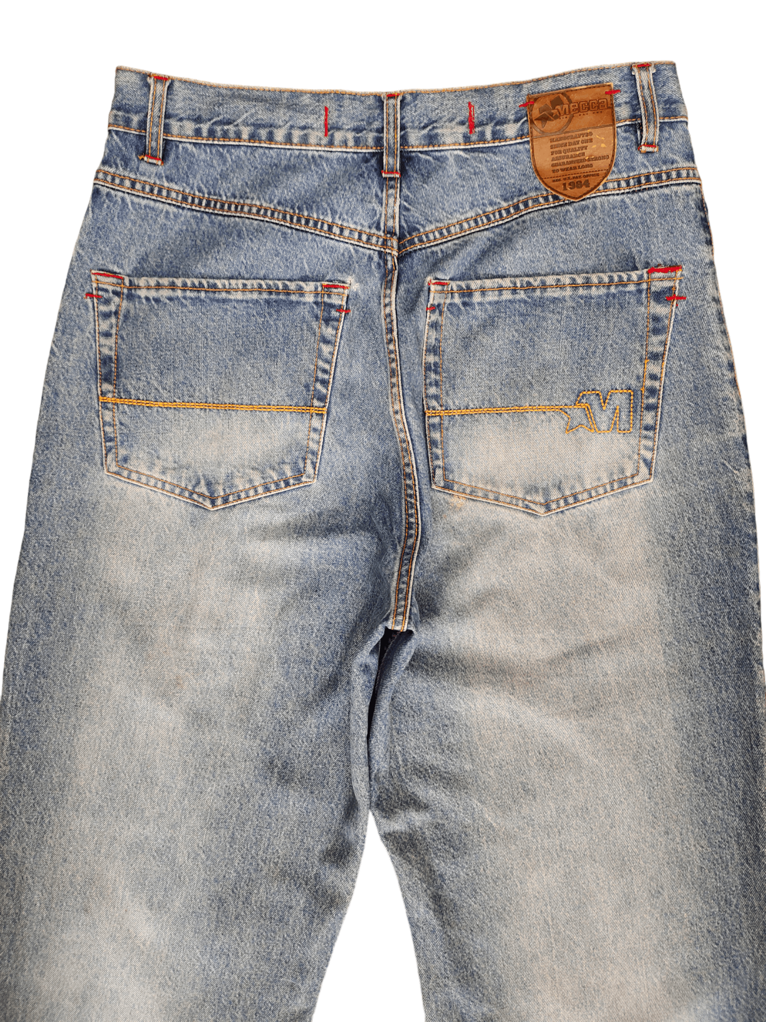Mecca Baggy Jeans Mecca Wide Leg Denim Y2k Jnco Size US 34 / EU 50 - 2 Thumbnail