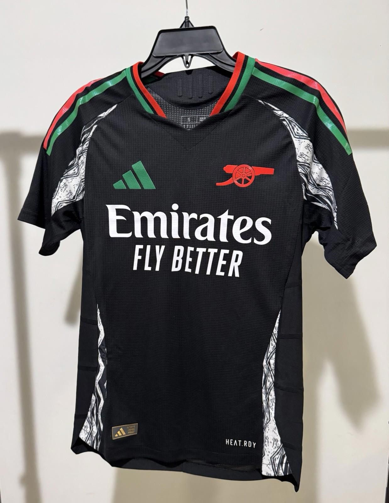 Adidas Adidas Arsenal FC Away Soccer Jersey 24/25 IT6147 Black Size ONE SIZE - 1 Thumbnail