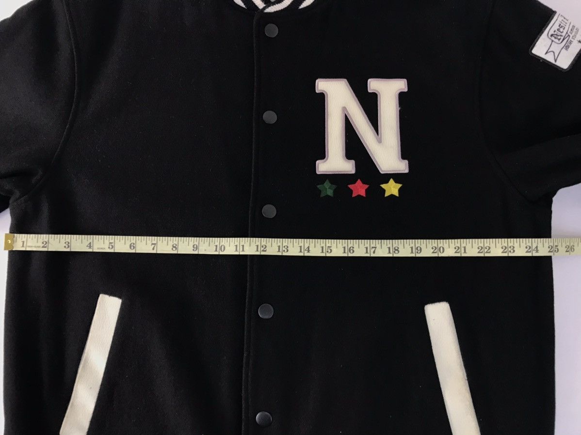 Japanese Brand × Vintage Vintage Nesta Brand Varsity Jacket Big Logo (N) Snap Button Size US XL / EU 56 / 4 - 15 Thumbnail