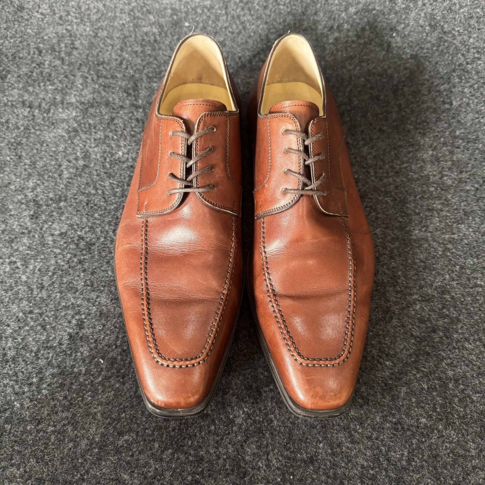 Magnanni Magnanni Shoes Men's 7.5 Brown Lace Up Leather Size US 7.5 / EU 40-41 - 5 Thumbnail