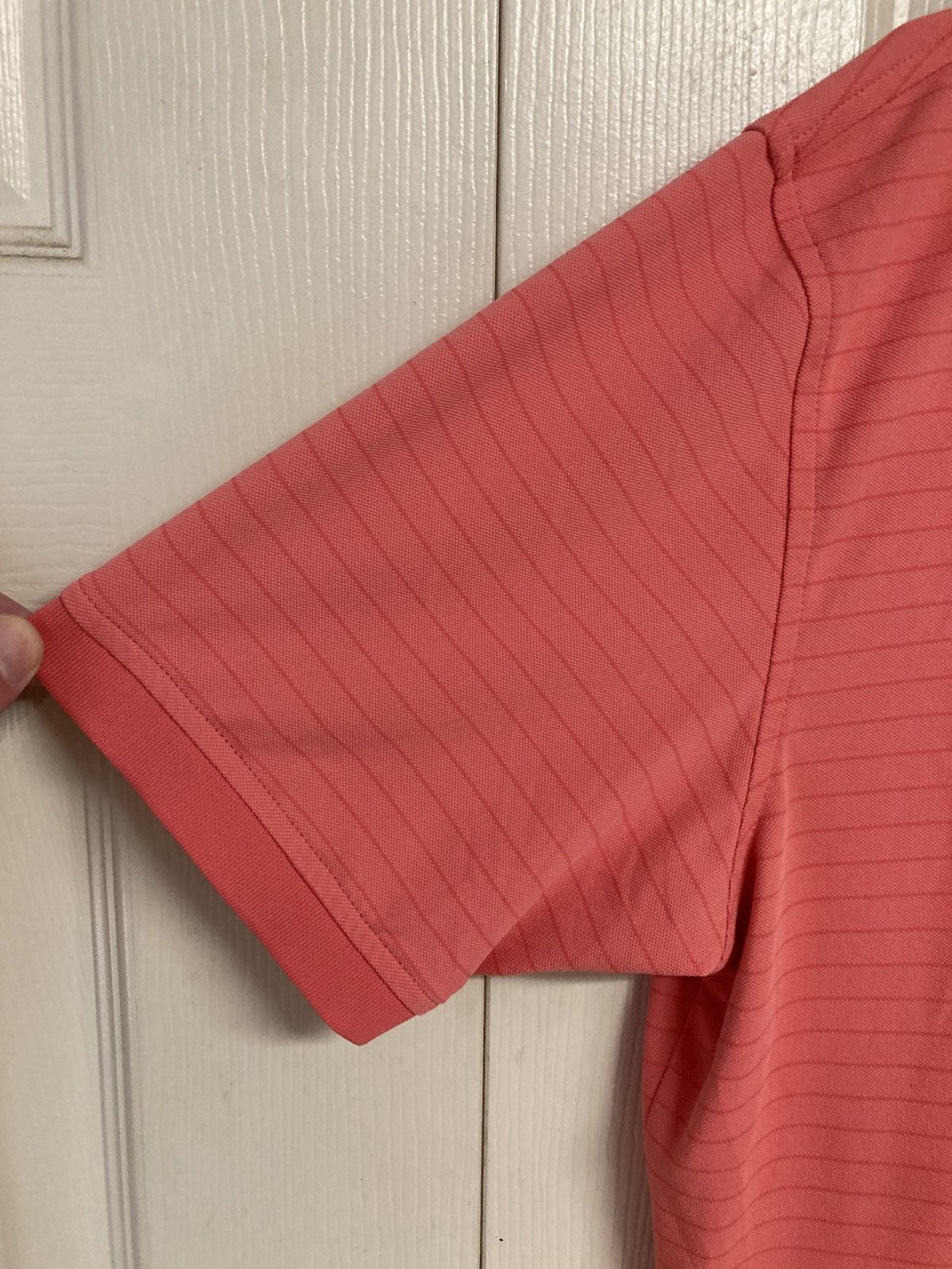 Peter Millar Peter Millar Crown Crafted Polo SS Striped Pink Size Large Size US L / EU 52-54 / 3 - 4 Thumbnail