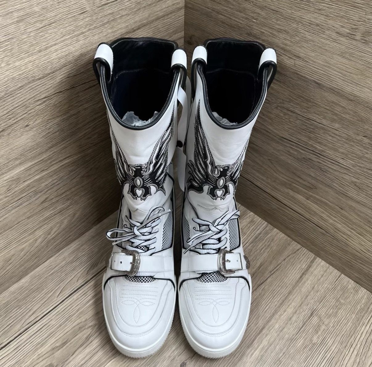 Louis Vuitton Louis Vuitton Trainer Pattern High-top Sneakers J41 Size US 8.5 / EU 41-42 - 2 Thumbnail