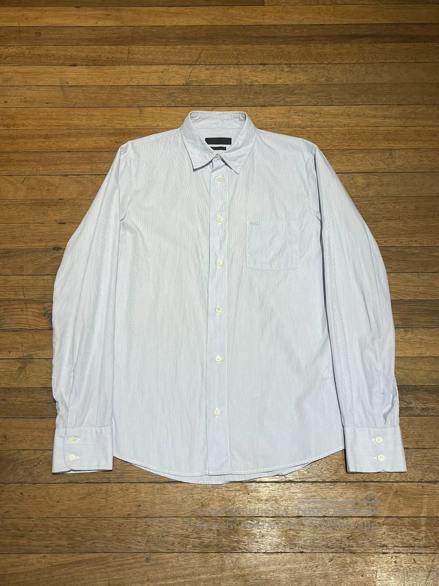 Alexander McQueen alexander mcqueen striped embroidered shirt. Size US L / EU 52-54 / 3 - 6 Thumbnail