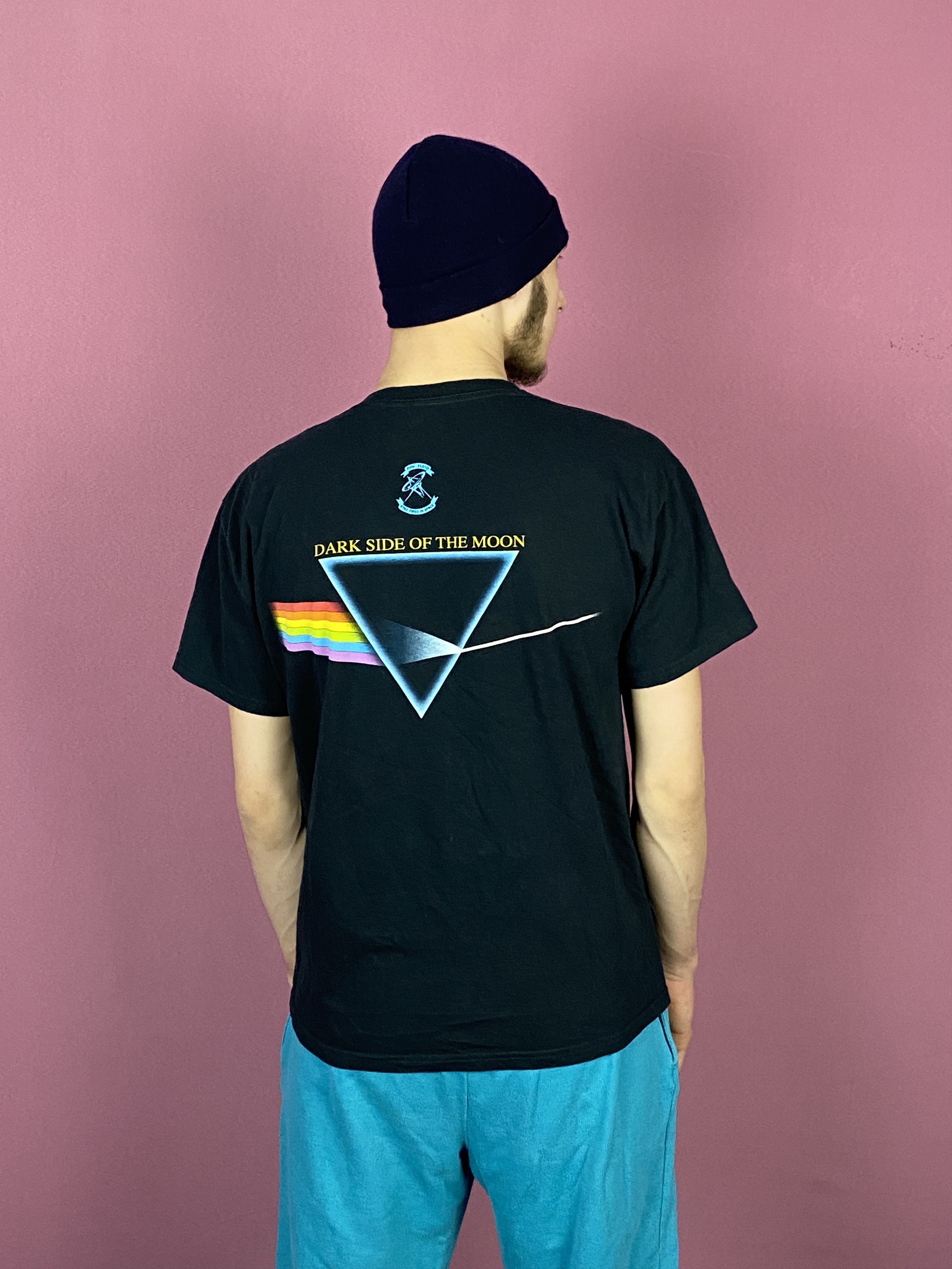 Gildan × Pink Floyd × Vintage 2008 Pink Floyd Dark Side of the Moon Vintage Band T-Shirt Size US L / EU 52-54 / 3 - 4 Thumbnail