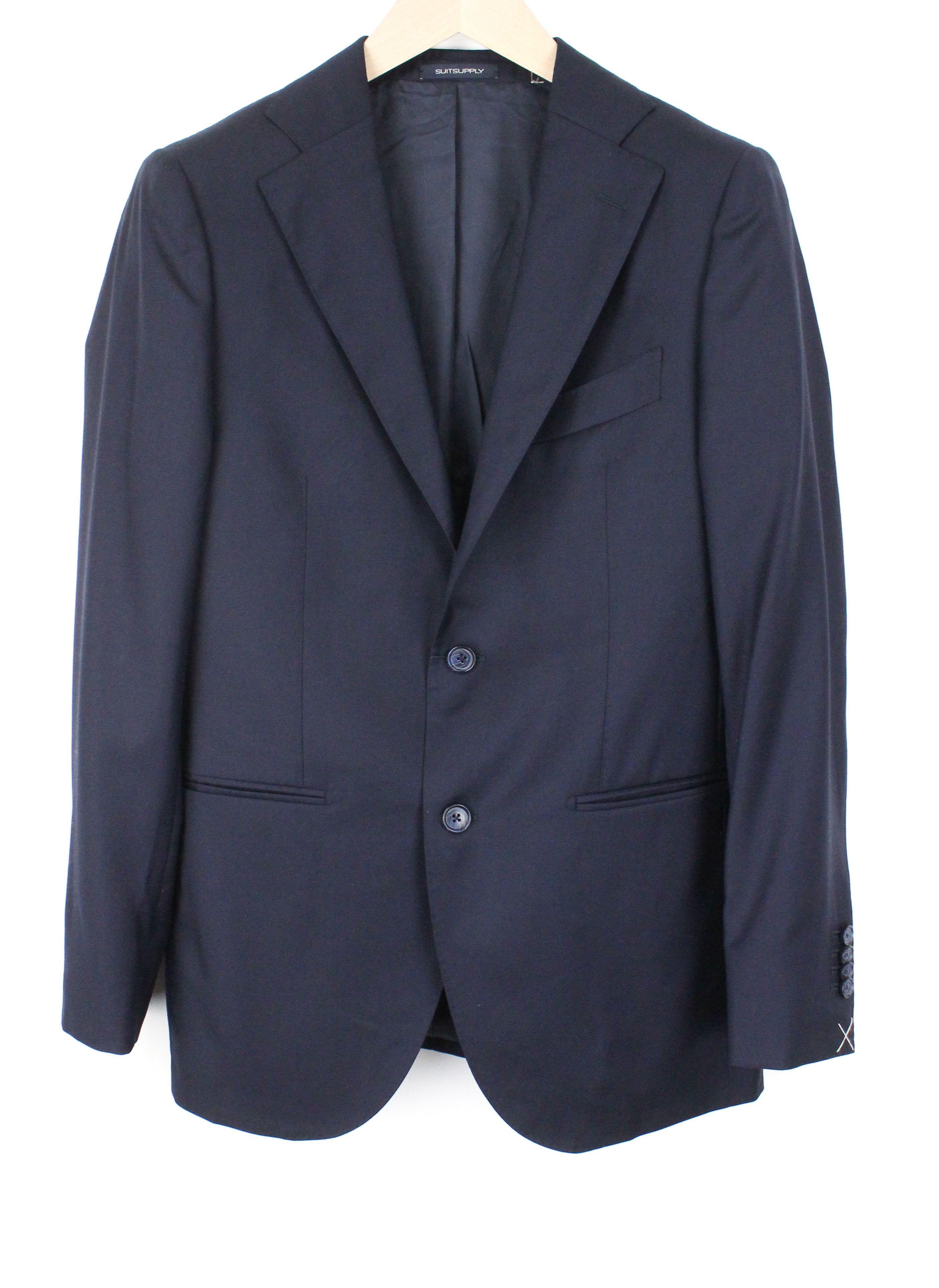 Suitsupply LA SPALLA UK36R Blue Wool 2 Piece Suit 67482 Size 36R - 3 Thumbnail