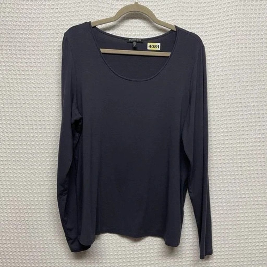 Eileen Fisher Eileen Fisher Everyday Essential Short Sleev TShirt Women XL Size XL / US 12-14 / IT 48-50 - 1 Thumbnail