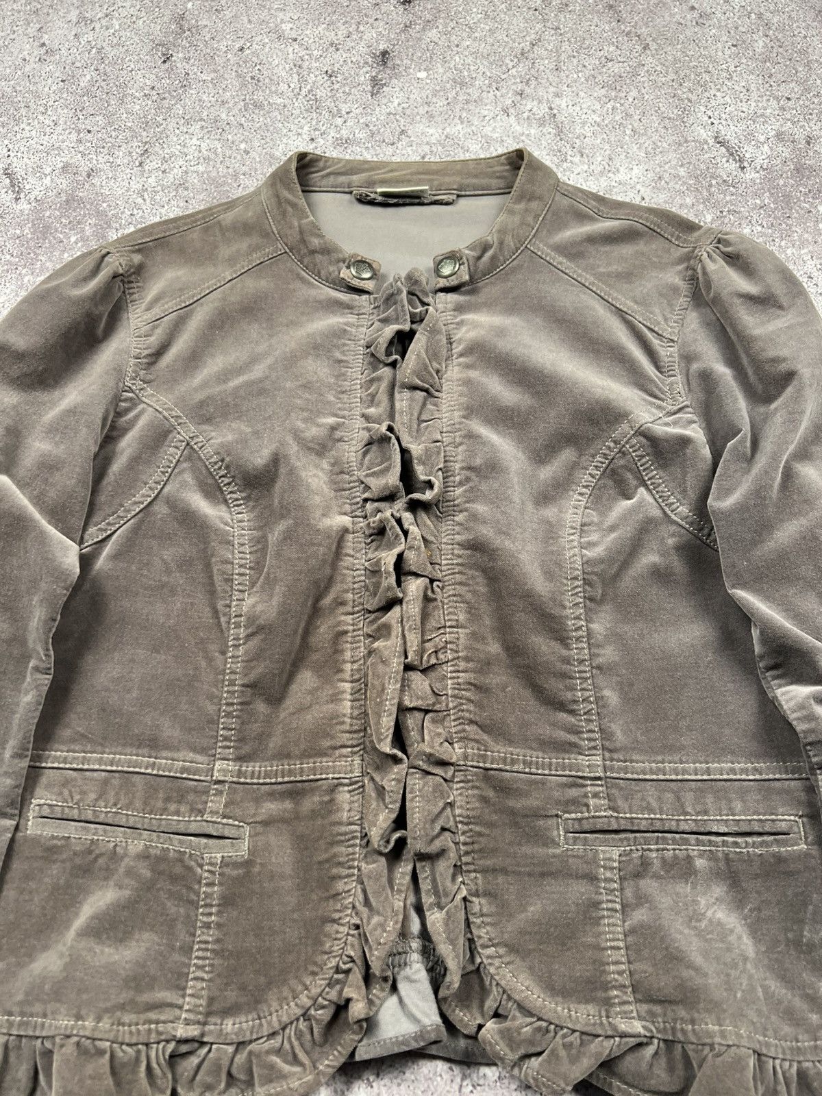 Japanese Brand Vintage Y2K Japanese Flared Napoleon Style Blazer Jacket Size XL / US 12-14 / IT 48-50 - 4 Thumbnail