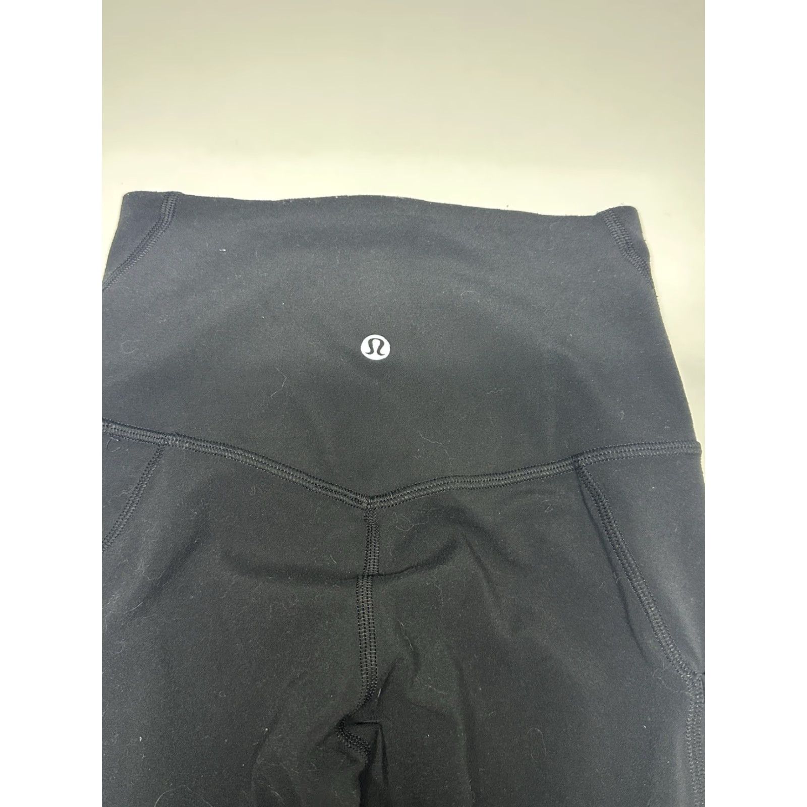 Lululemon Lululemon Power Thru Black High-Rise Leggings Side Pockets Size 2 Womens Athletic Compression Pull On Size 26" / US 2 / IT 38 - 7 Thumbnail